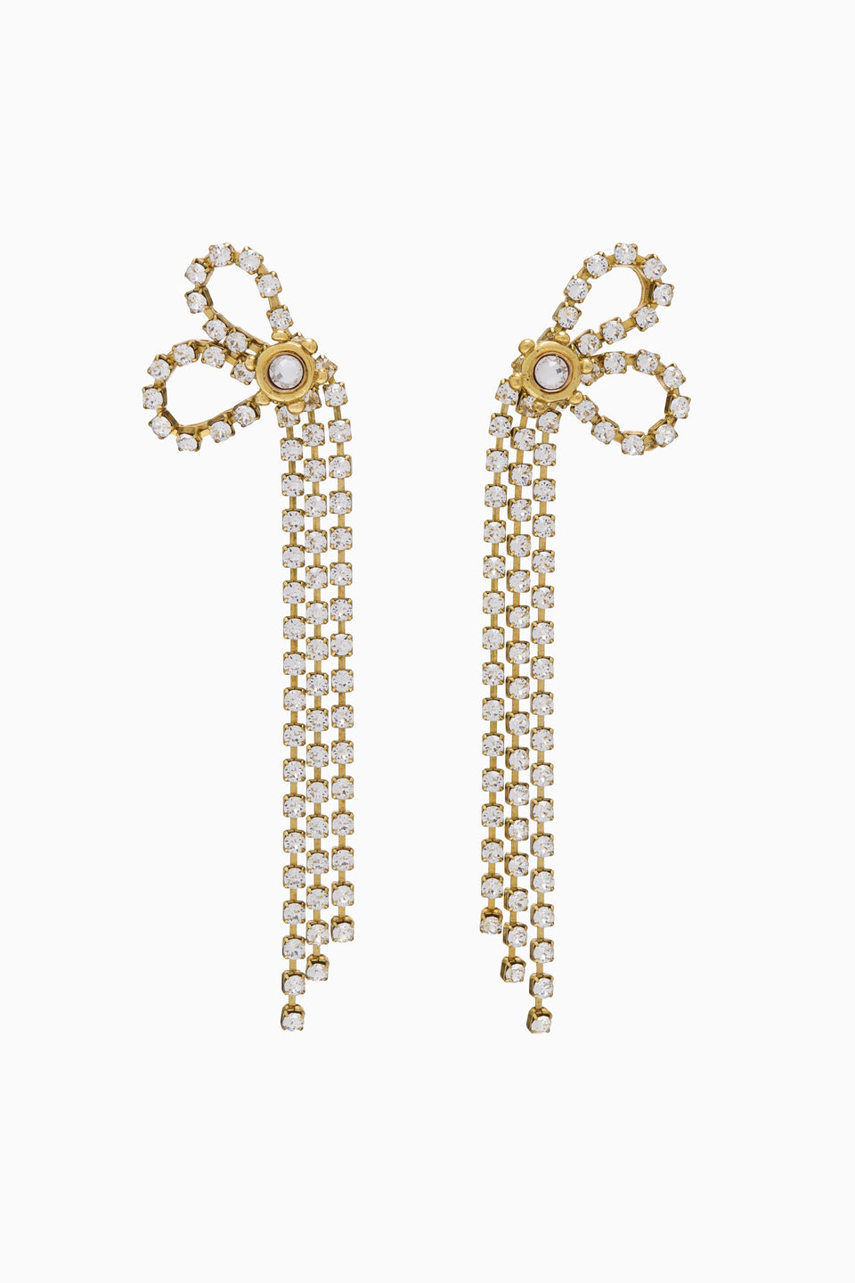 ⁣⁢Ohrhänger Crystal Bow Chandelier Earring - Crystal⁤⁣