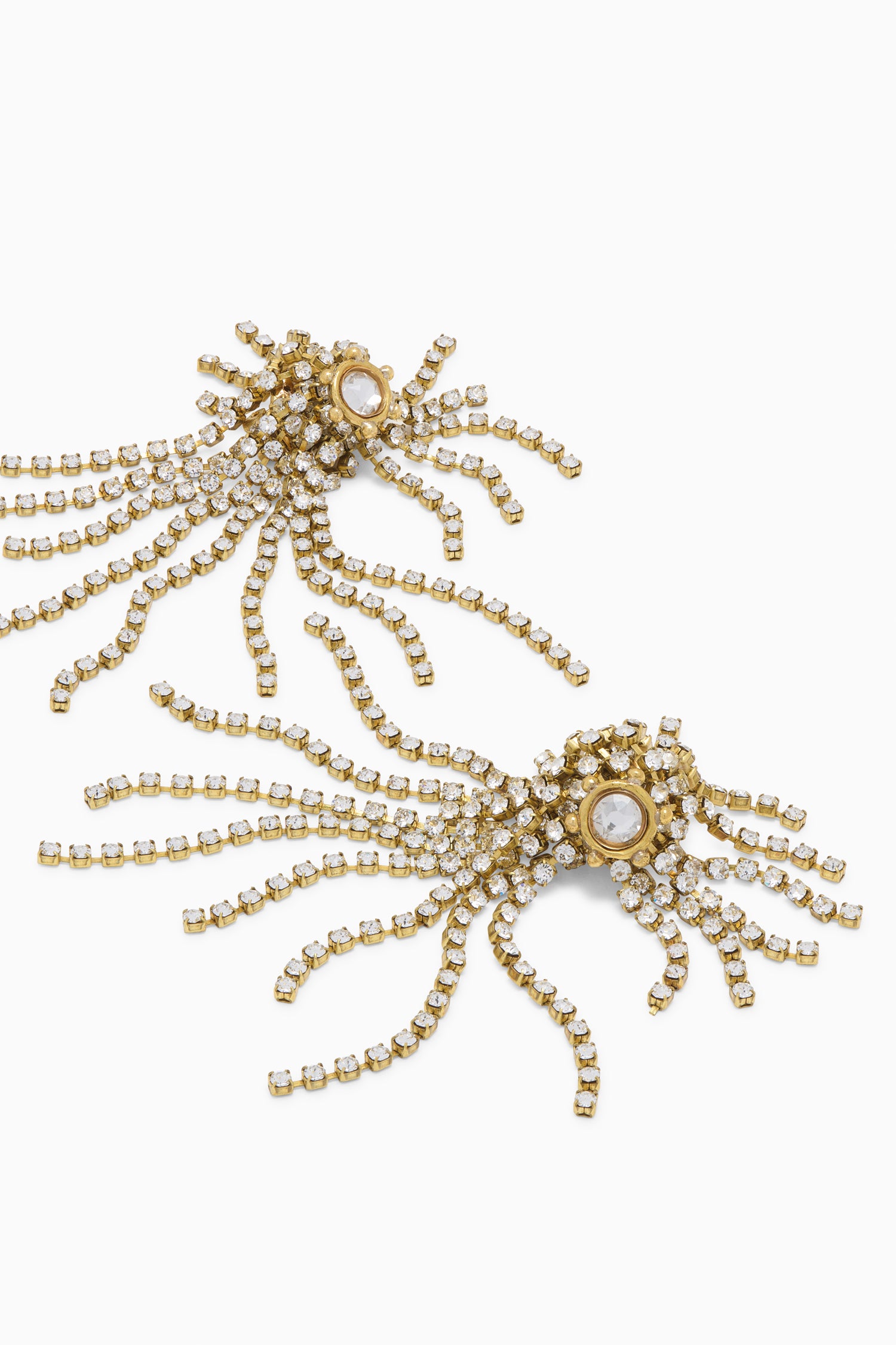 Ulla Johnson Large Crystal Chandelier Earring - Crystal