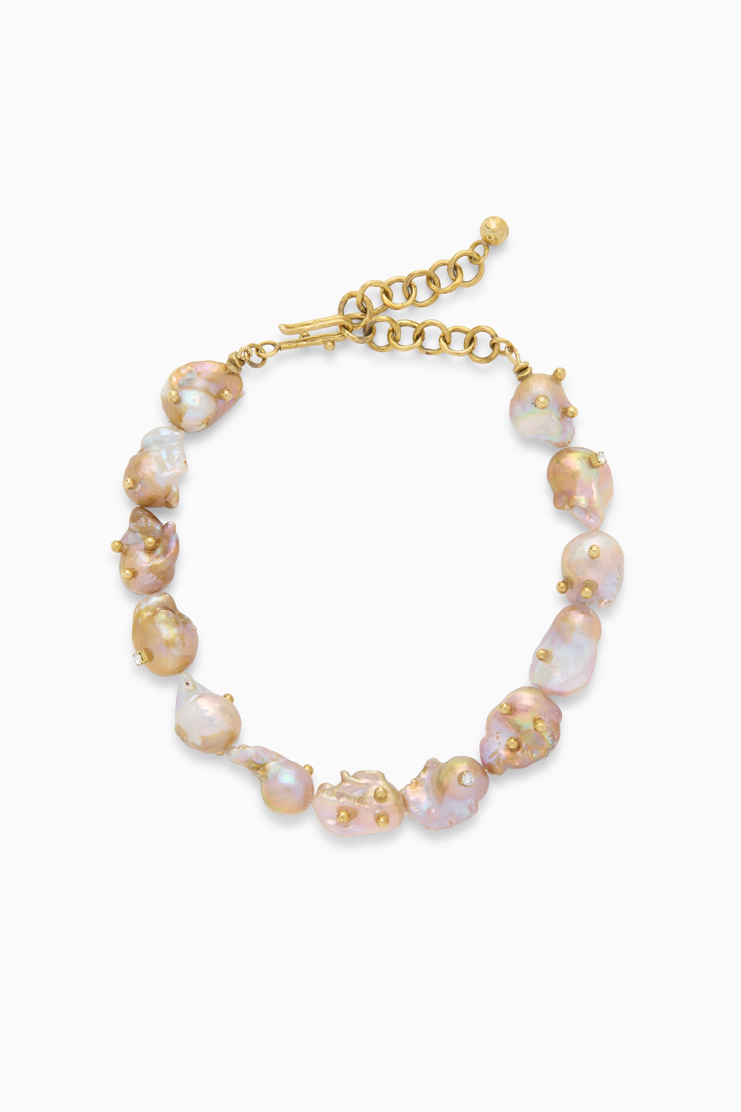 Baroque Pearl Choker - Pink Pearl - Ulla Johnson