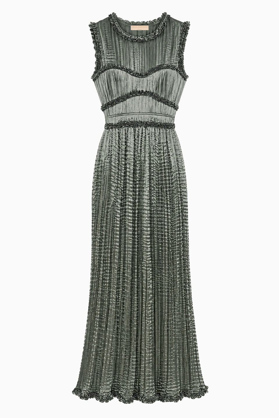 Amaya SL Pleated Dress - Serpentine