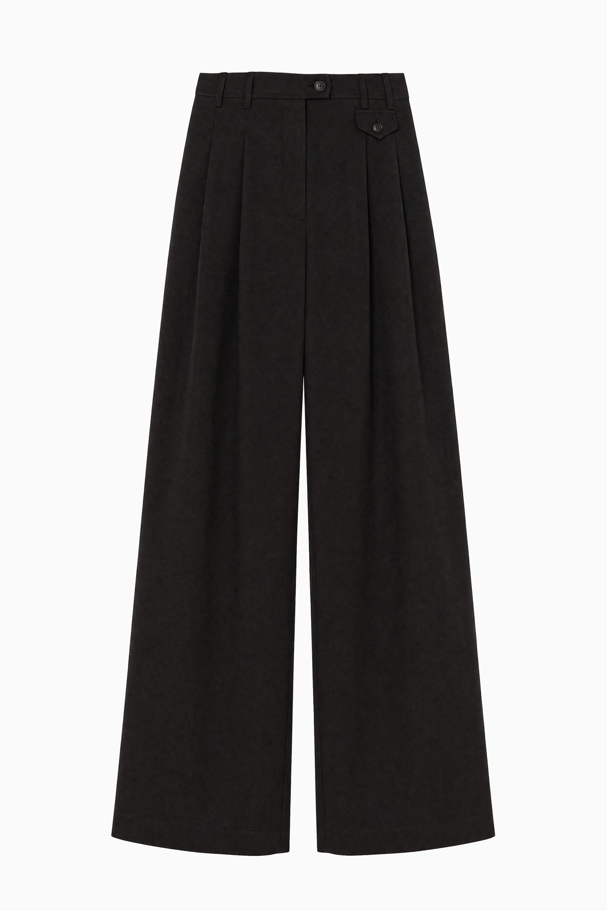 Motherwell Wide Leg Trouser - Noir