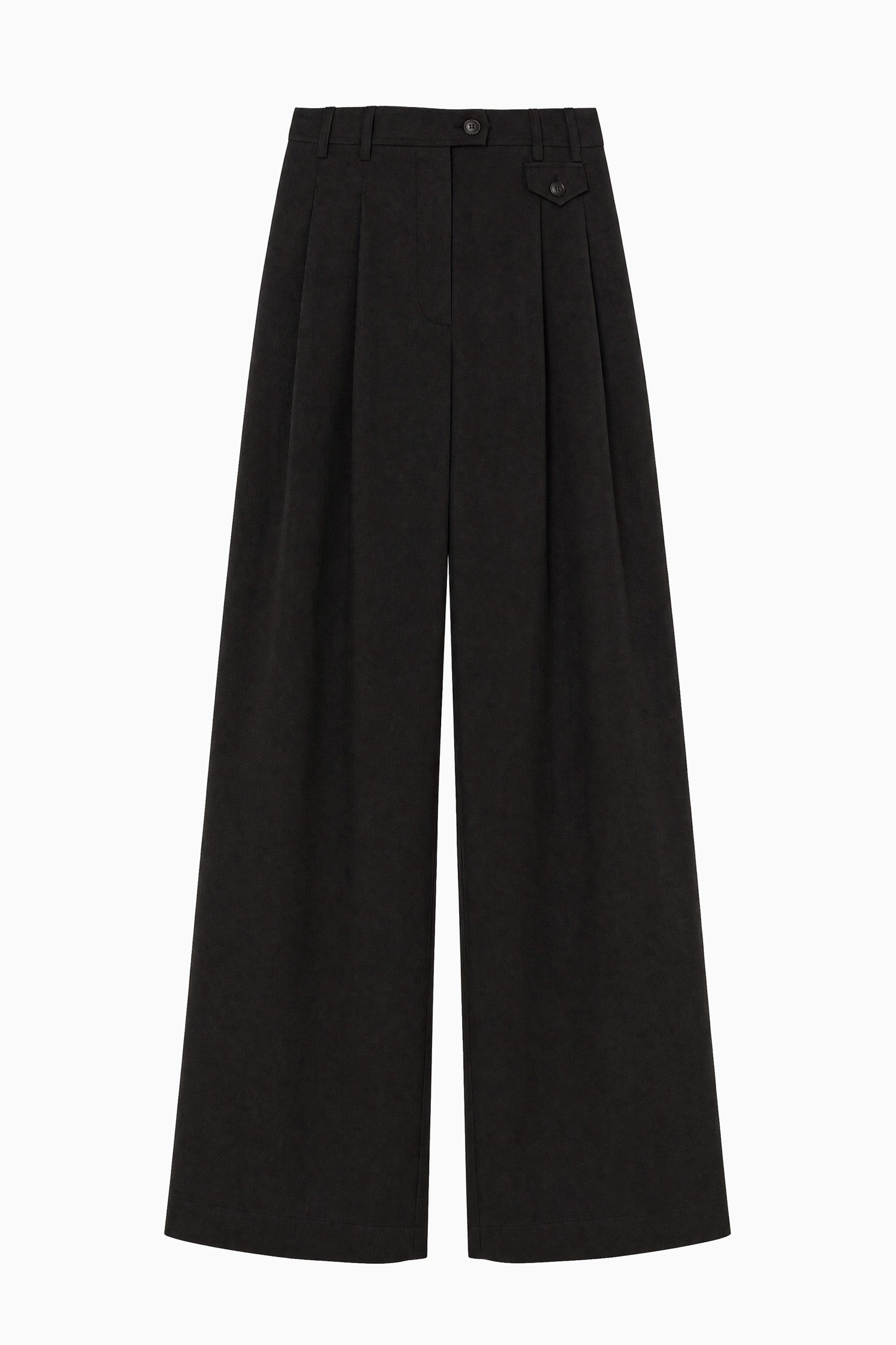 Ulla Johnson Motherwell Wide Leg Trouser - Noir