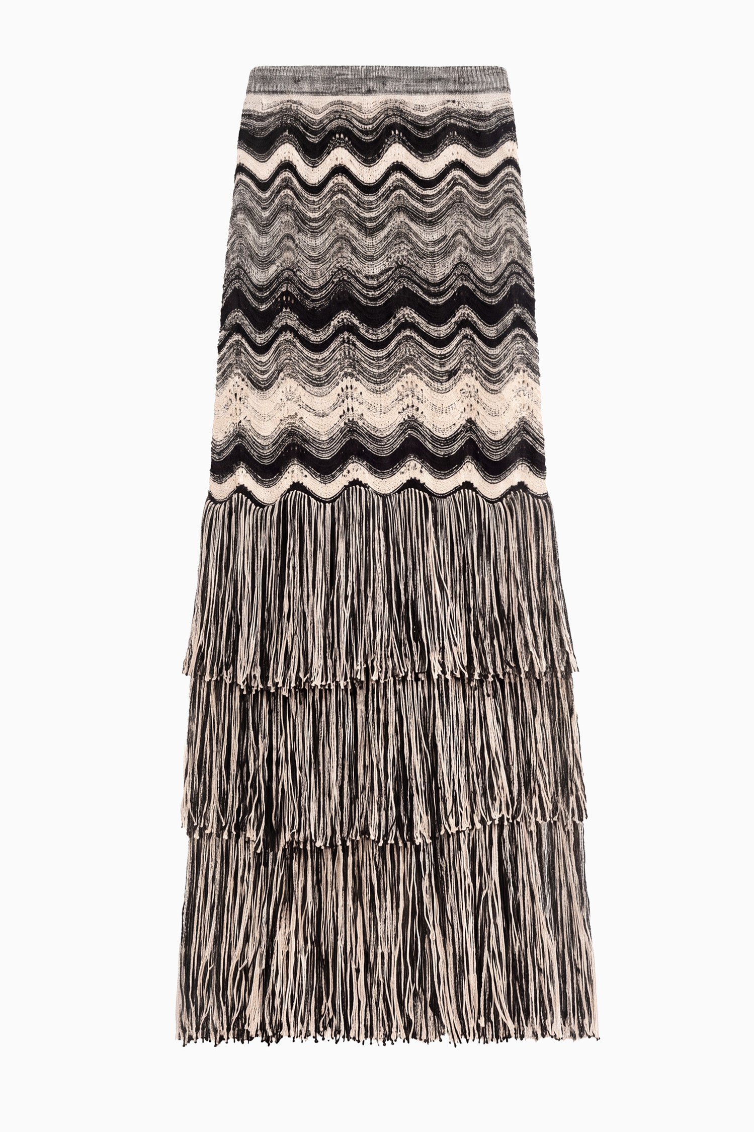 Ulla Johnson ⁣⁢Strickrock Evelina - Noir/Gardenia⁤⁣