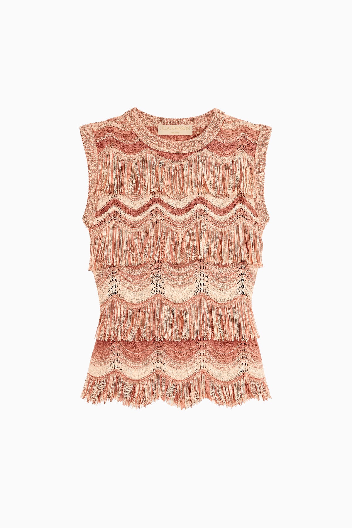 ⁣⁢Top in maglia Vida - Rosa Terracotta⁤⁣