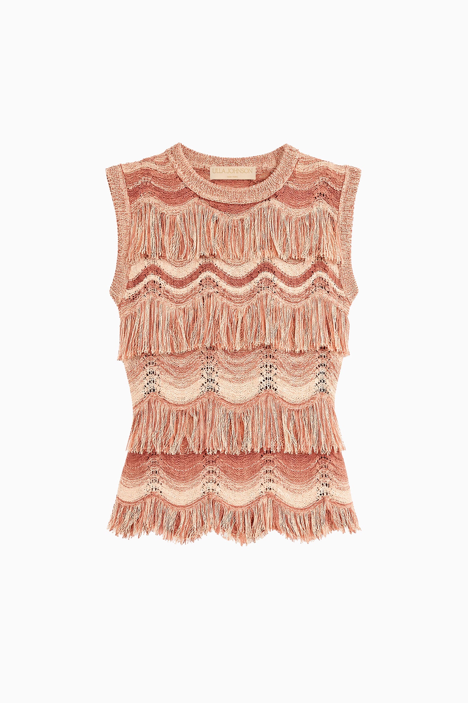 Ulla Johnson ⁣⁢Top in maglia Vida - Rosa Terracotta⁤⁣