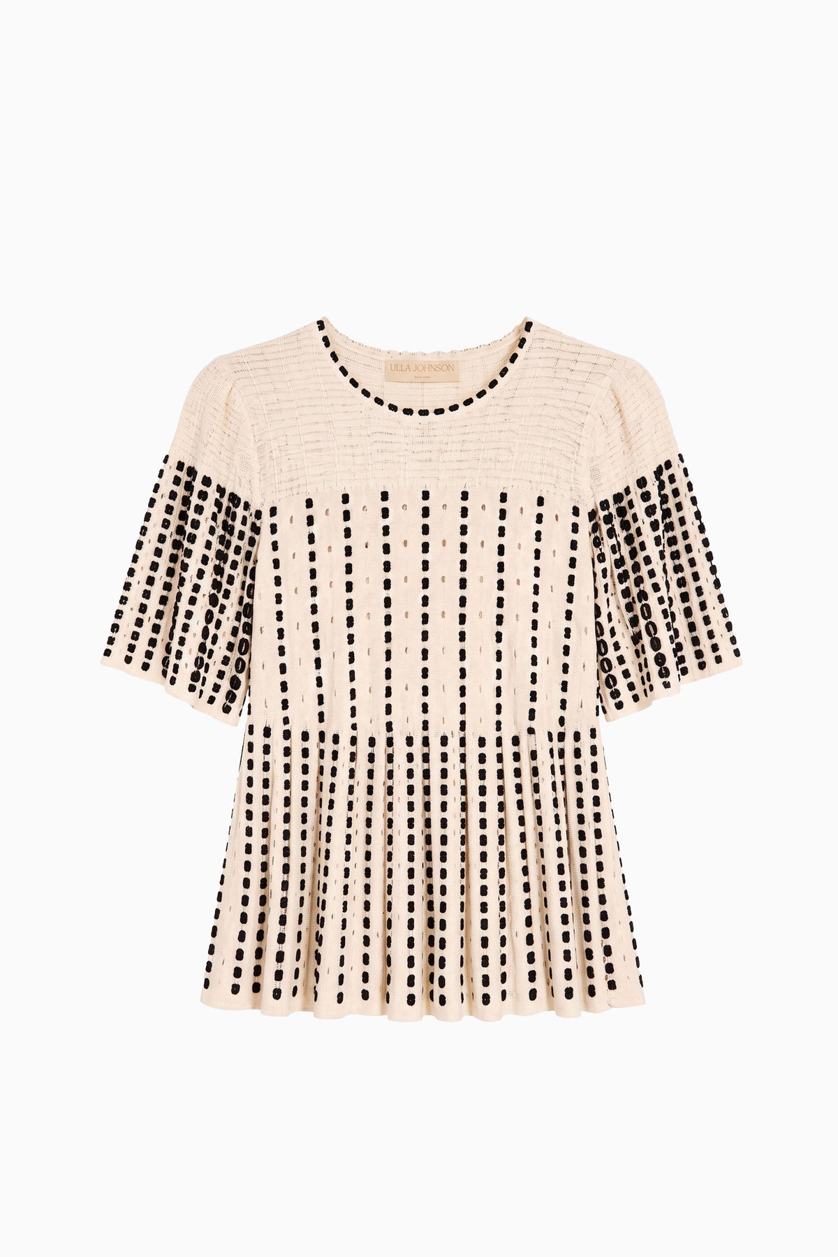 Avelina Knit Cape Top - Champagne