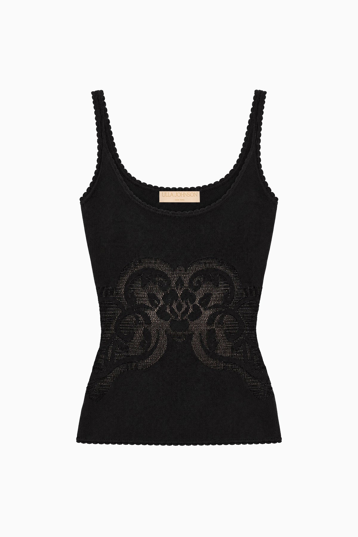 Ingrid Knit Tank Top - Noir