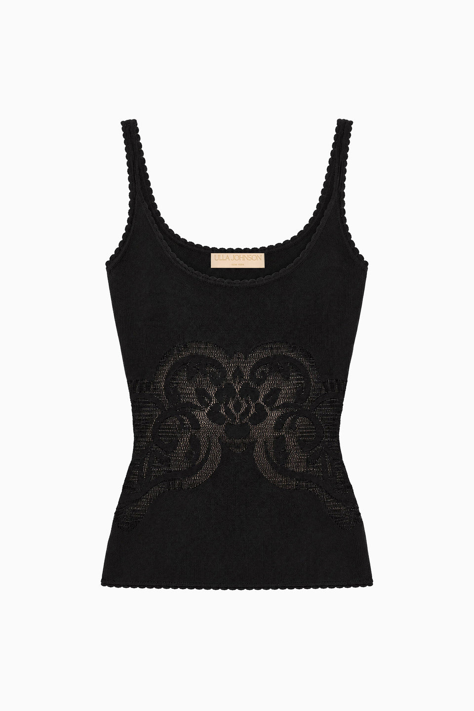 Ingrid Knit Tank Top - Noir