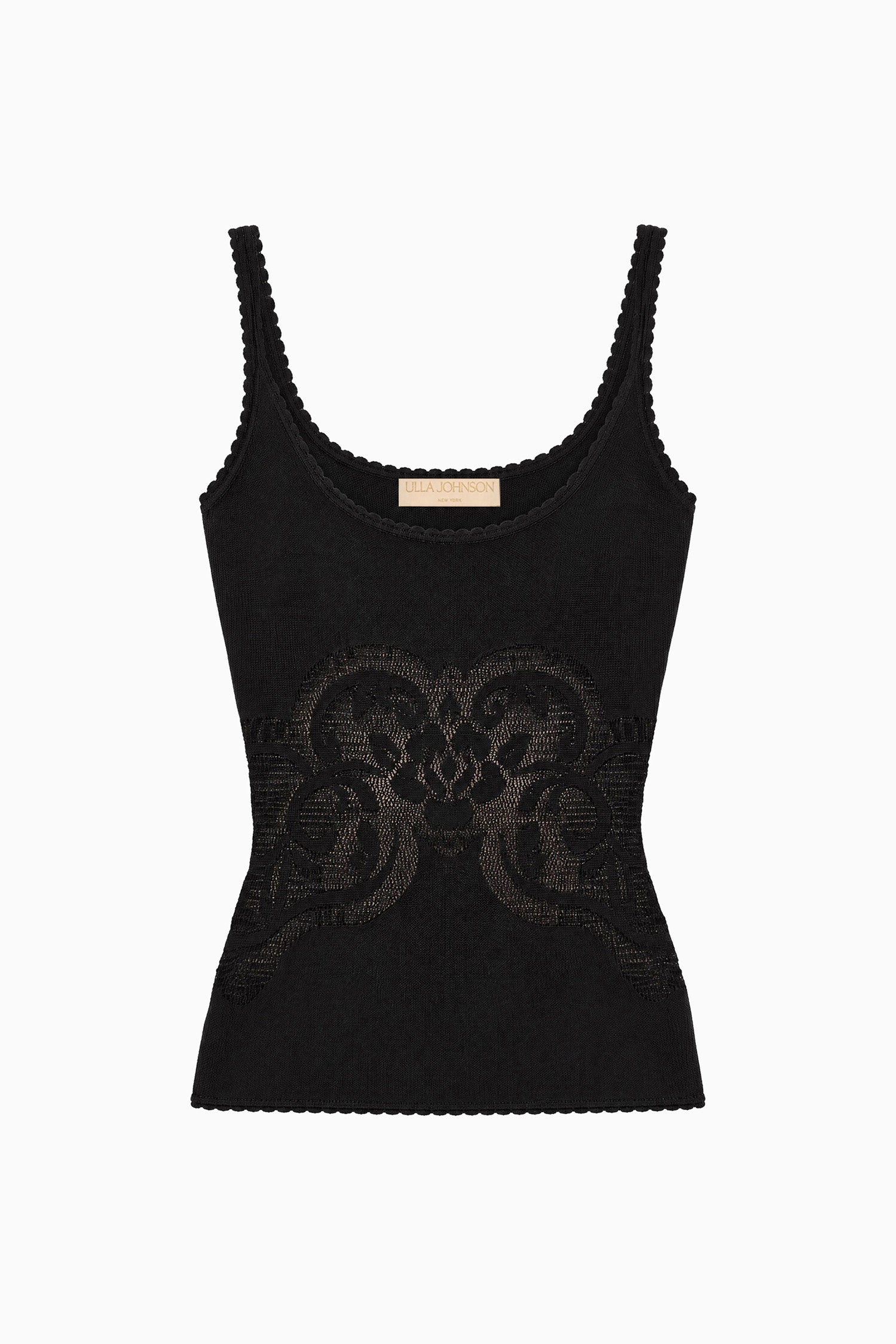 Ulla Johnson Ingrid Knit Tank Top - Noir