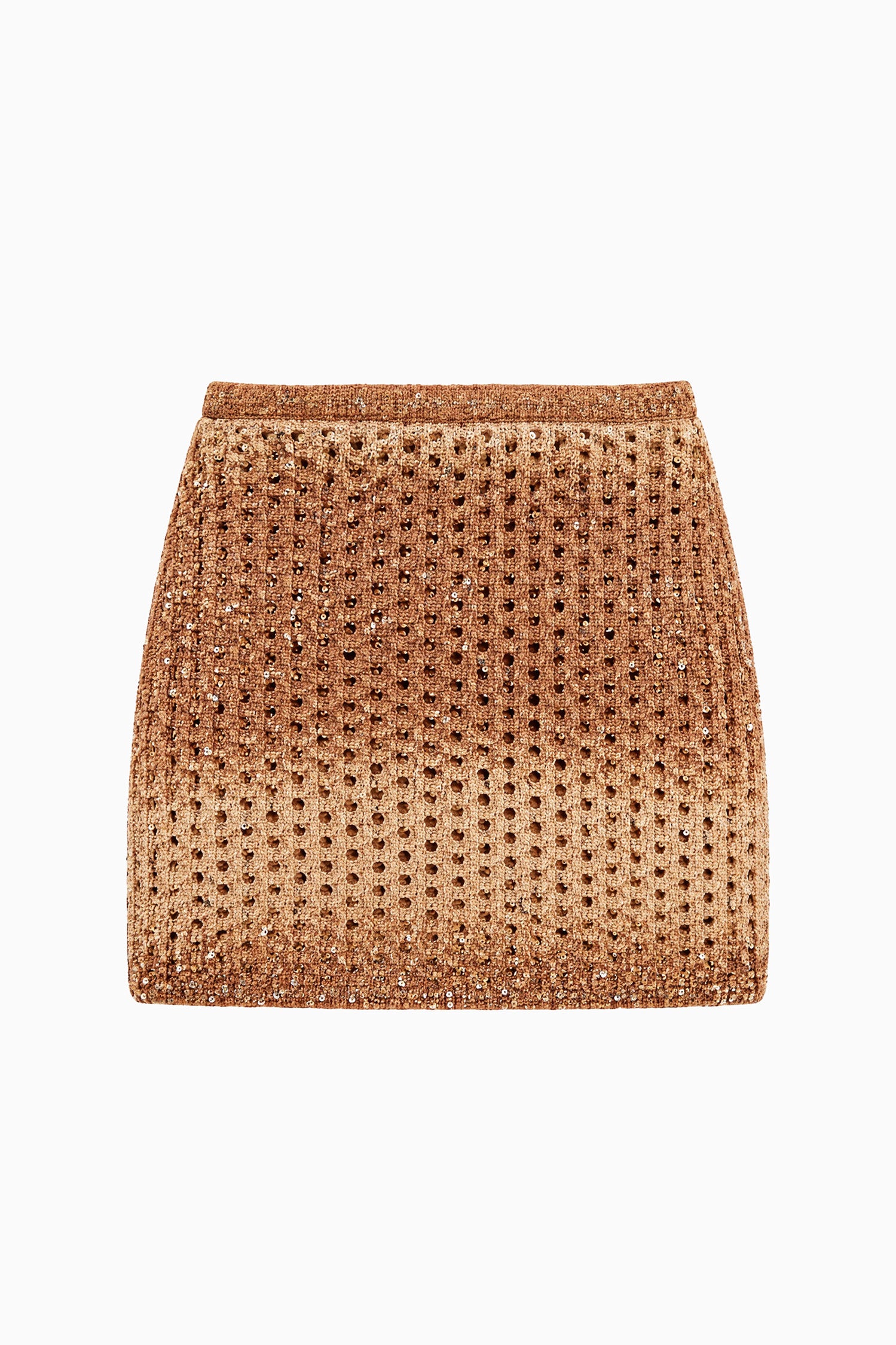 Ulla Johnson Patina Wool Sequin Mini Skirt - Flat Lay, Luxury Designer Knitwear | Ulla Johnson