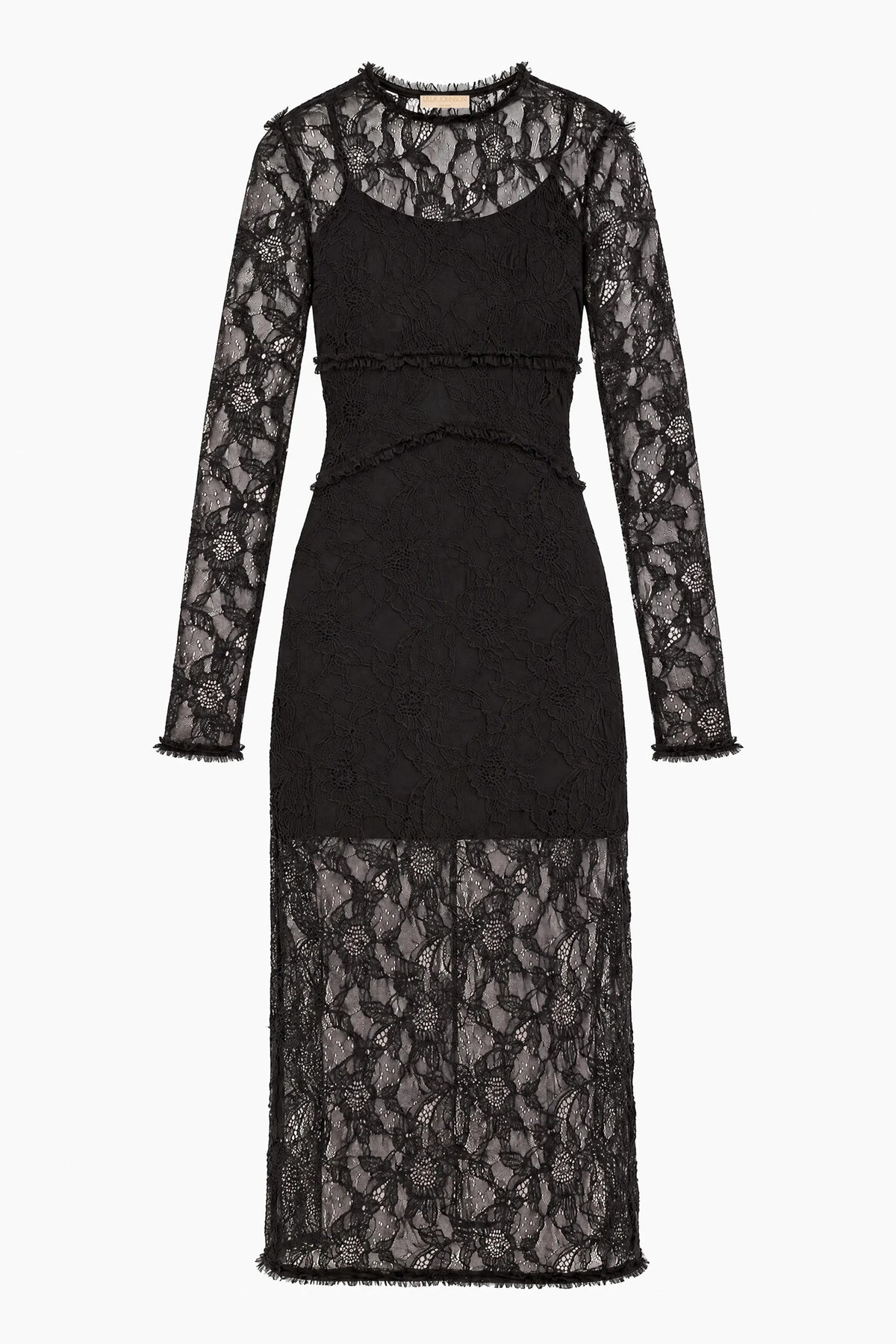 Francoise LS Dress - Noir