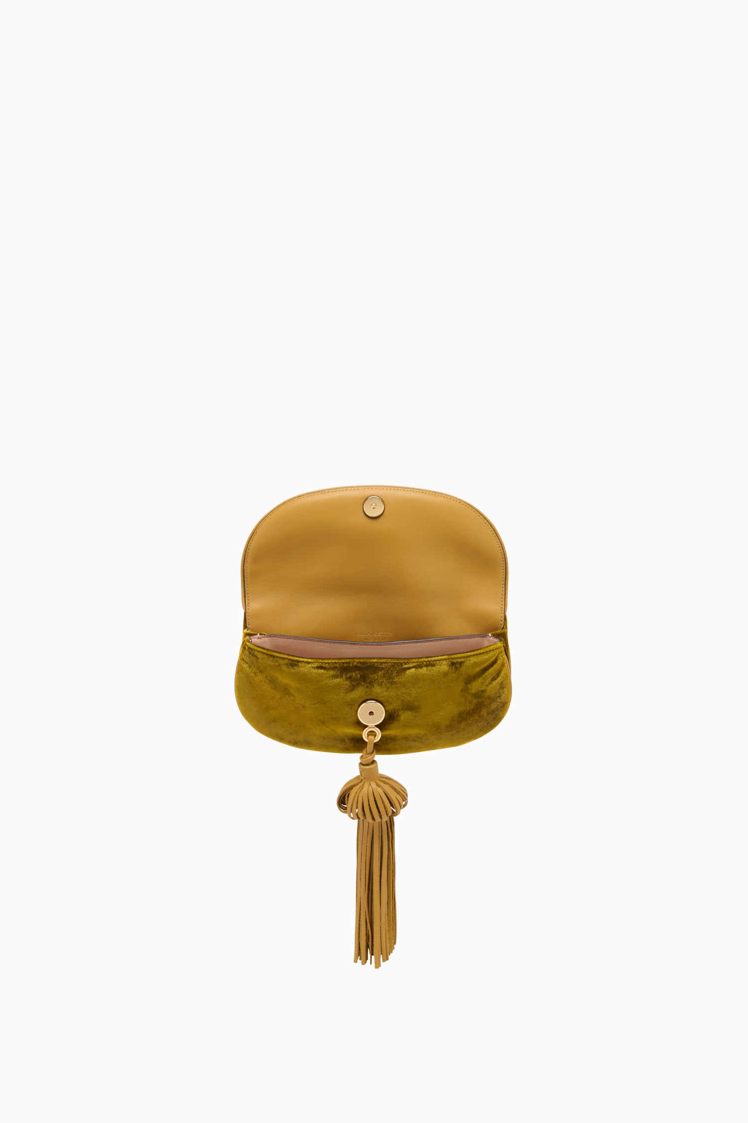 Ulla Johnson ⁣⁢Clutch Paloma mit Überschlag und Quaste - Oro⁤⁣