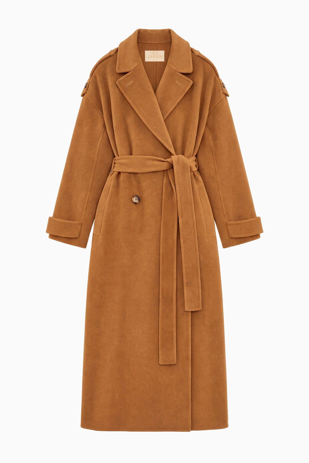 Solane Belted Trench Coat - Sandstone