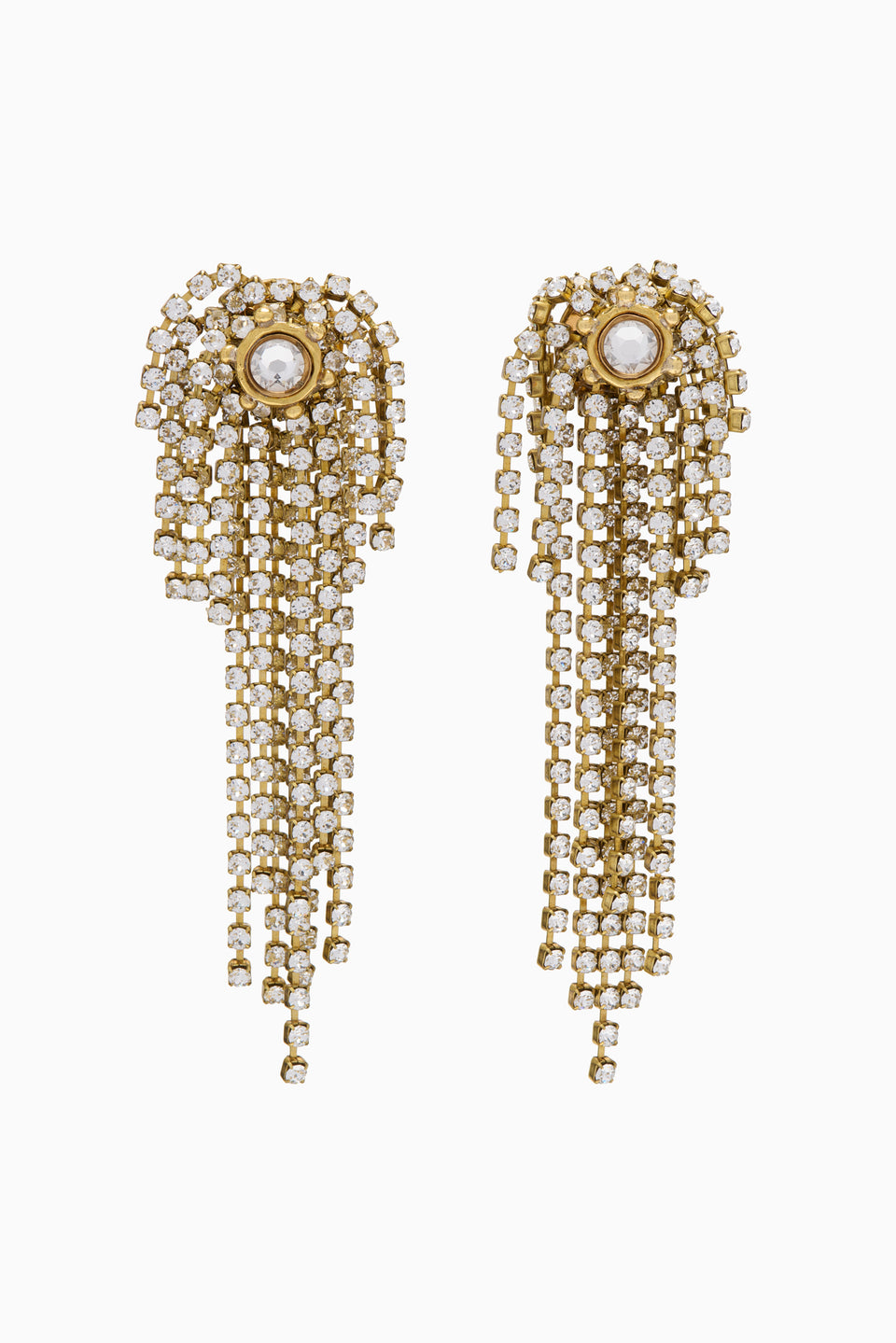 ⁣⁢Grande boucle d'oreille lustre - Crystal⁤⁣