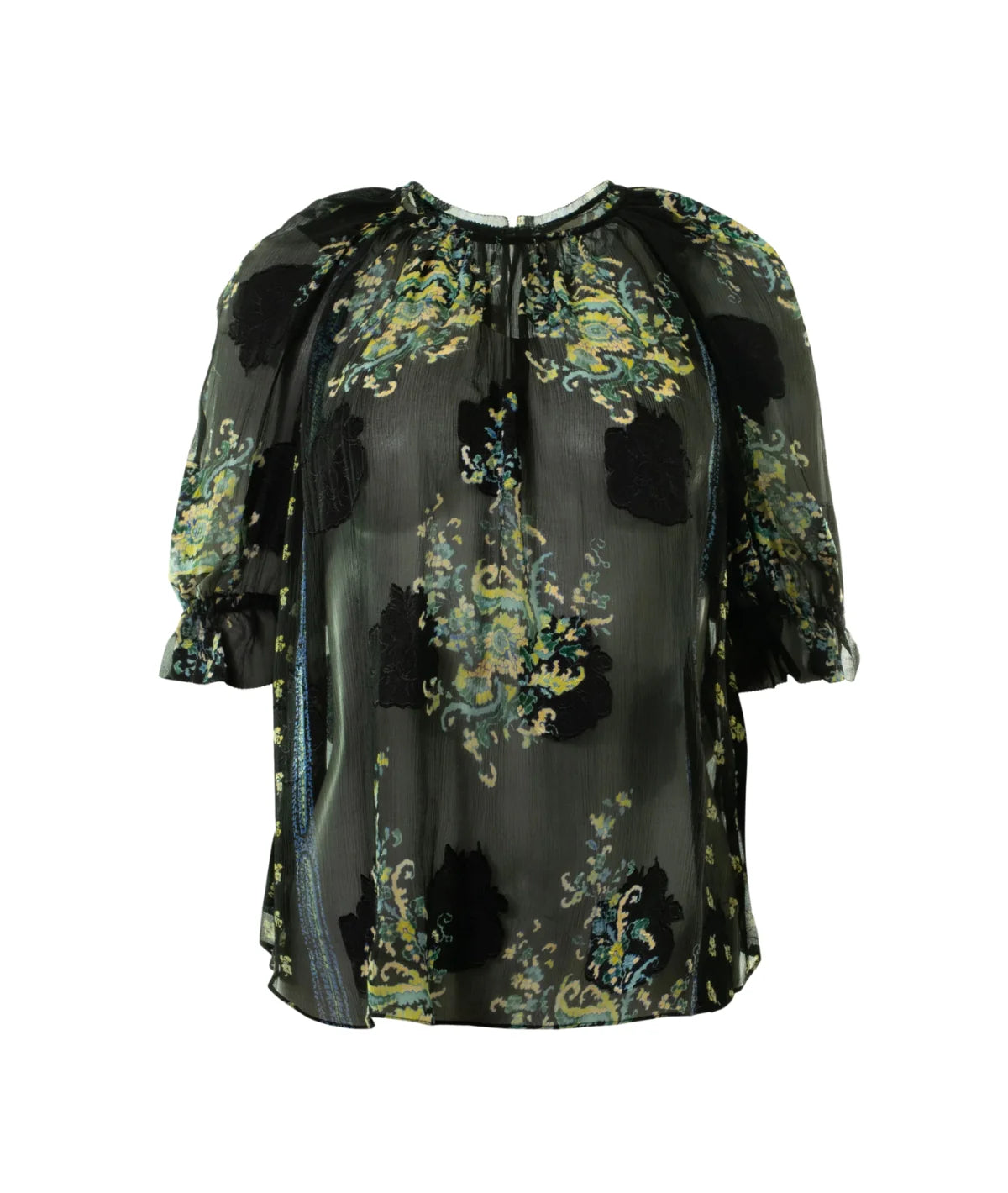 Pippa Short Sleeve Blouse - Twilight