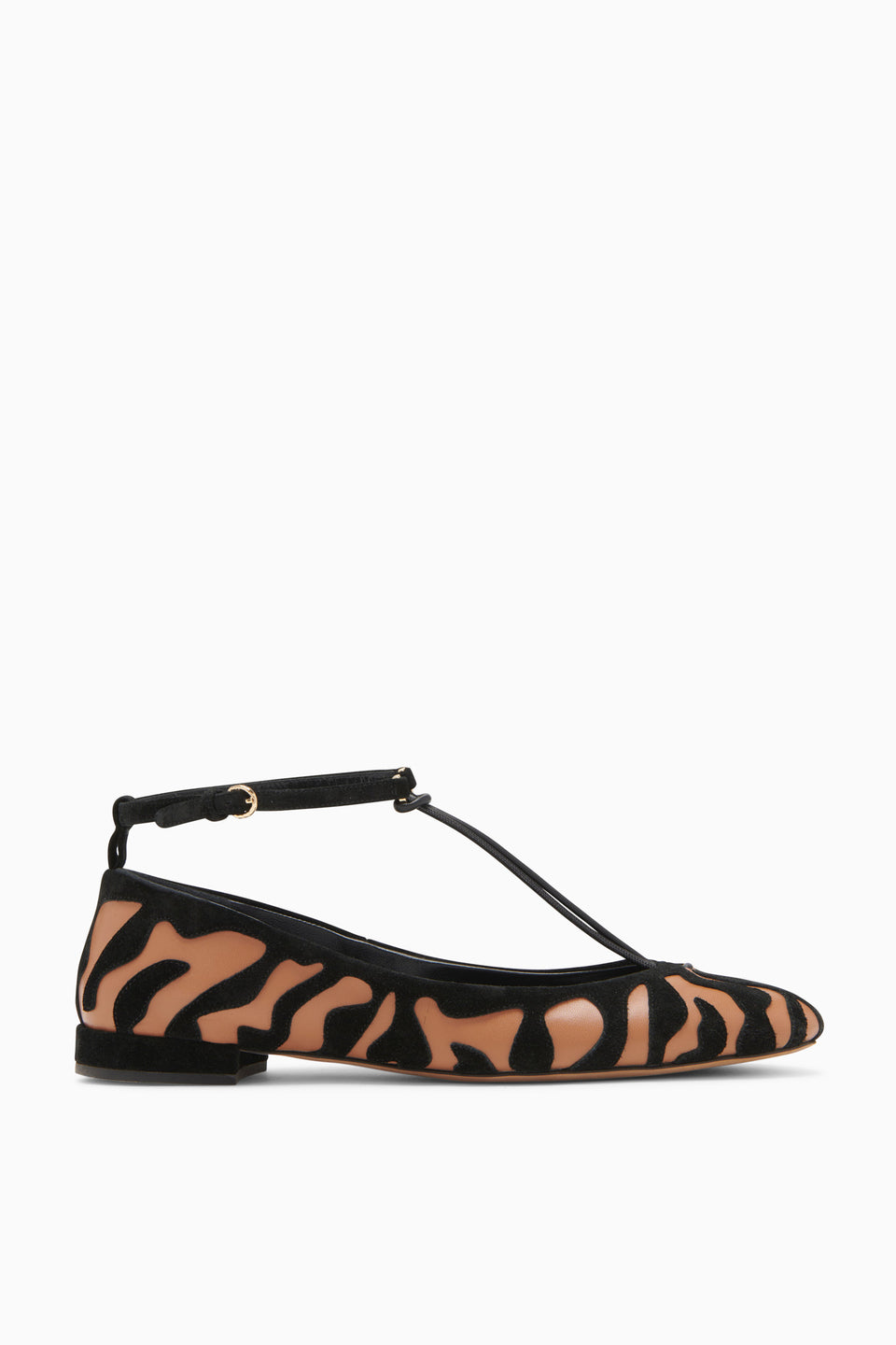 Polline T-Strap Flat - Ocelot