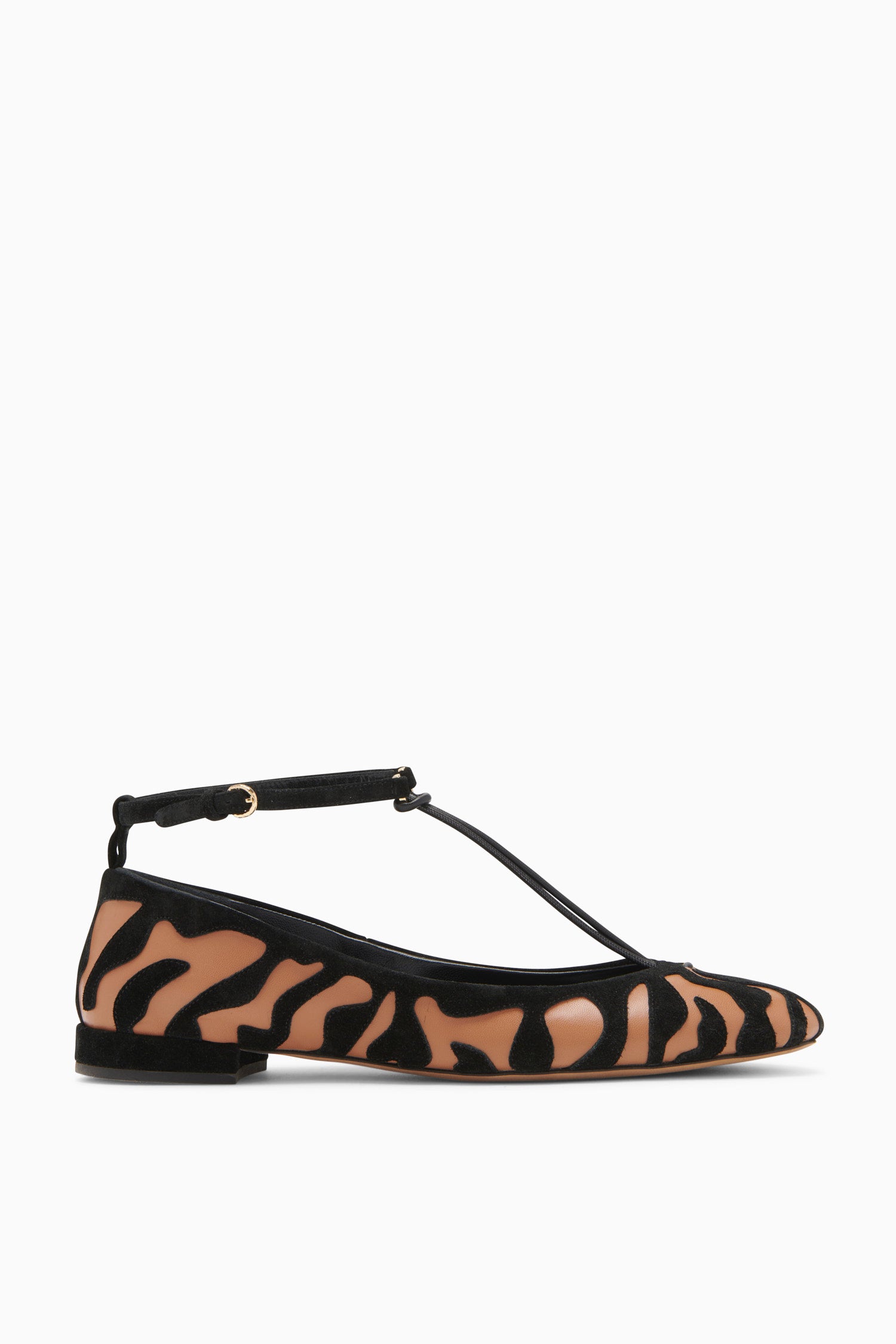 Ulla Johnson Polline T-Strap Flat - Ocelot