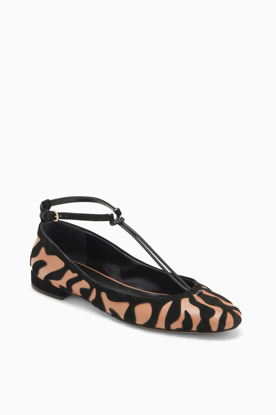 Polline T-Strap Flat - Ocelot