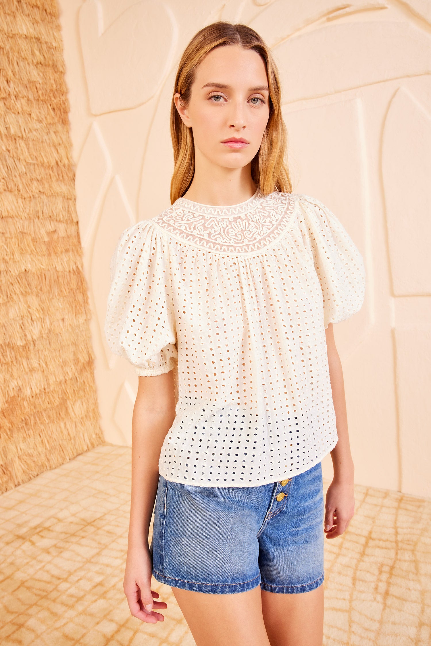 Amina Top - Ivory