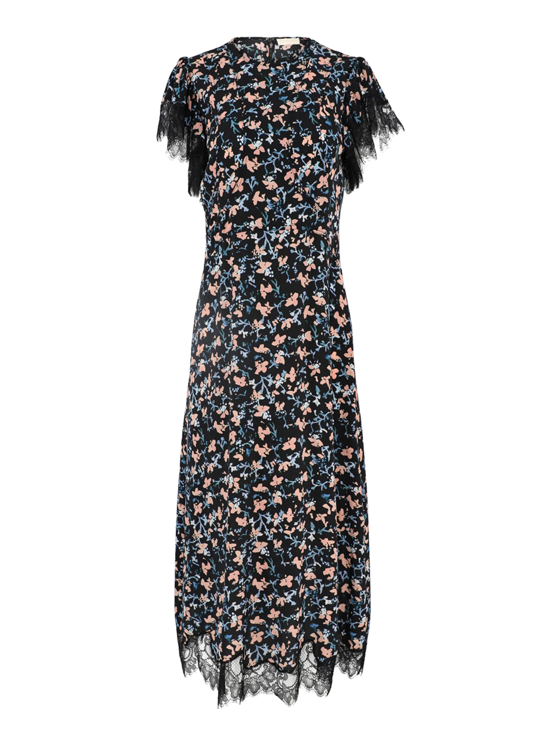 Renee Cape Sleeve Dress - Nocturne