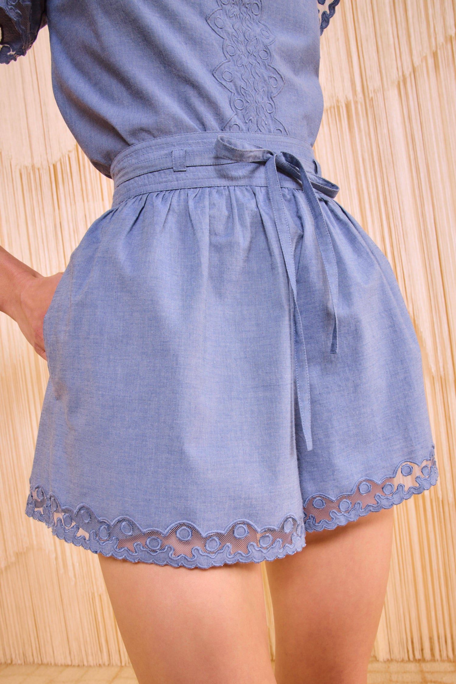 Ulla Johnson Elowen Short - Chambray