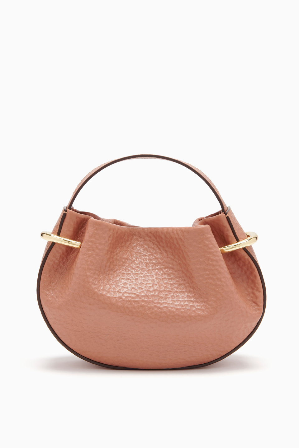 Tilda Ruched Mini Bag - Pecan Brown