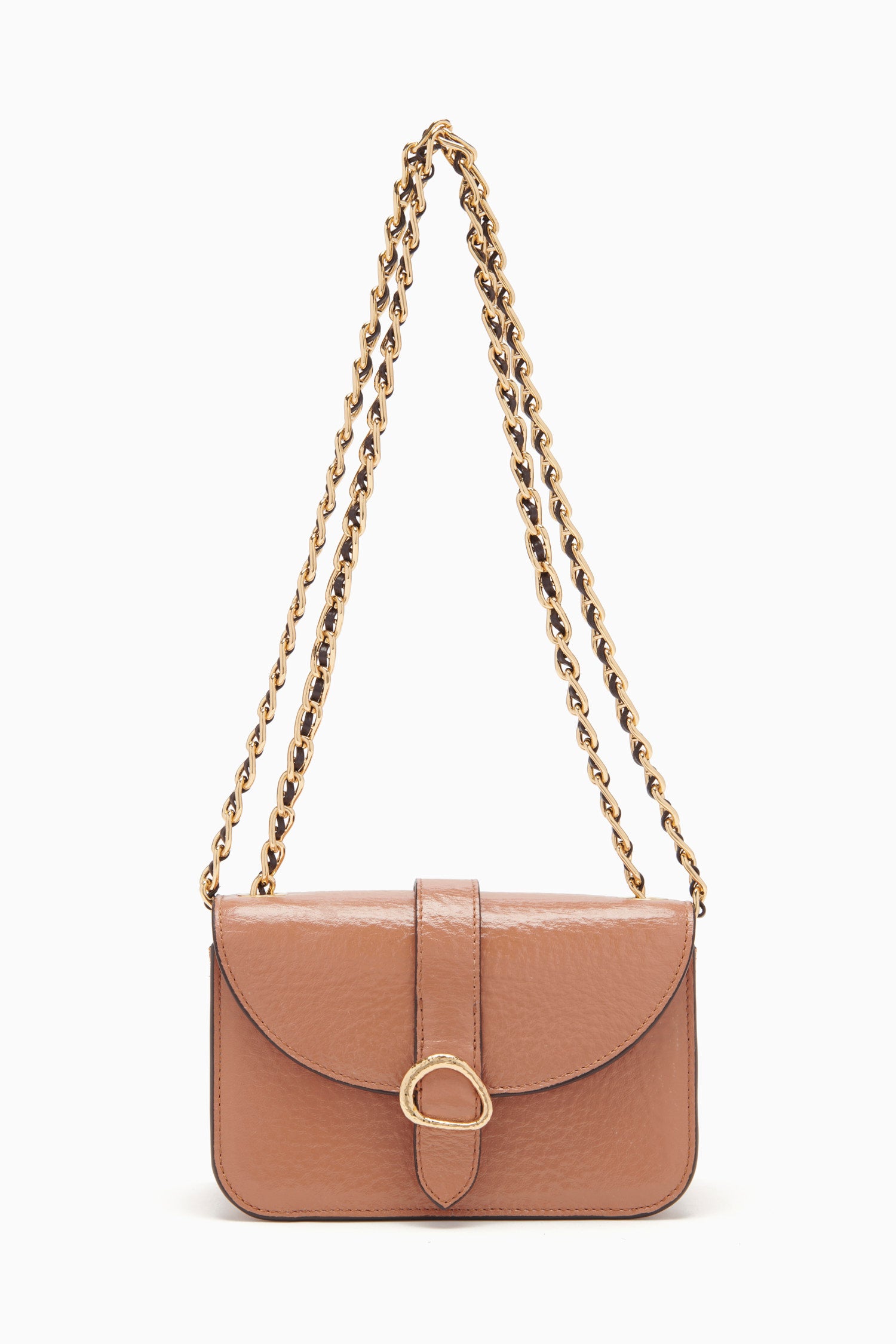 Ulla Johnson Esme Small Chain Crossbody - Pecan Brown
