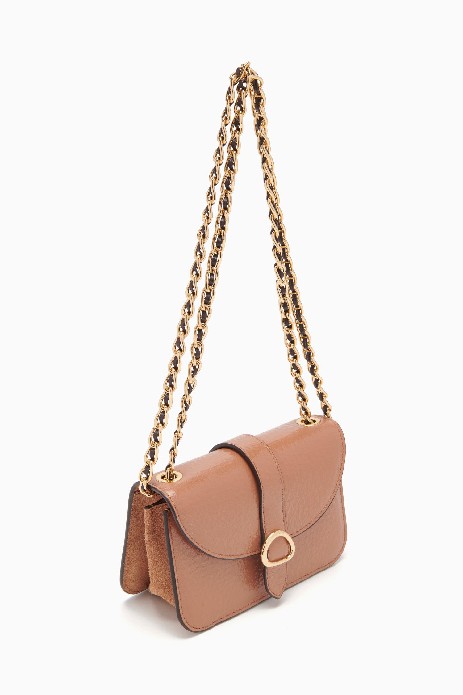 Ulla Johnson Esme Small Chain Crossbody - Pecan Brown