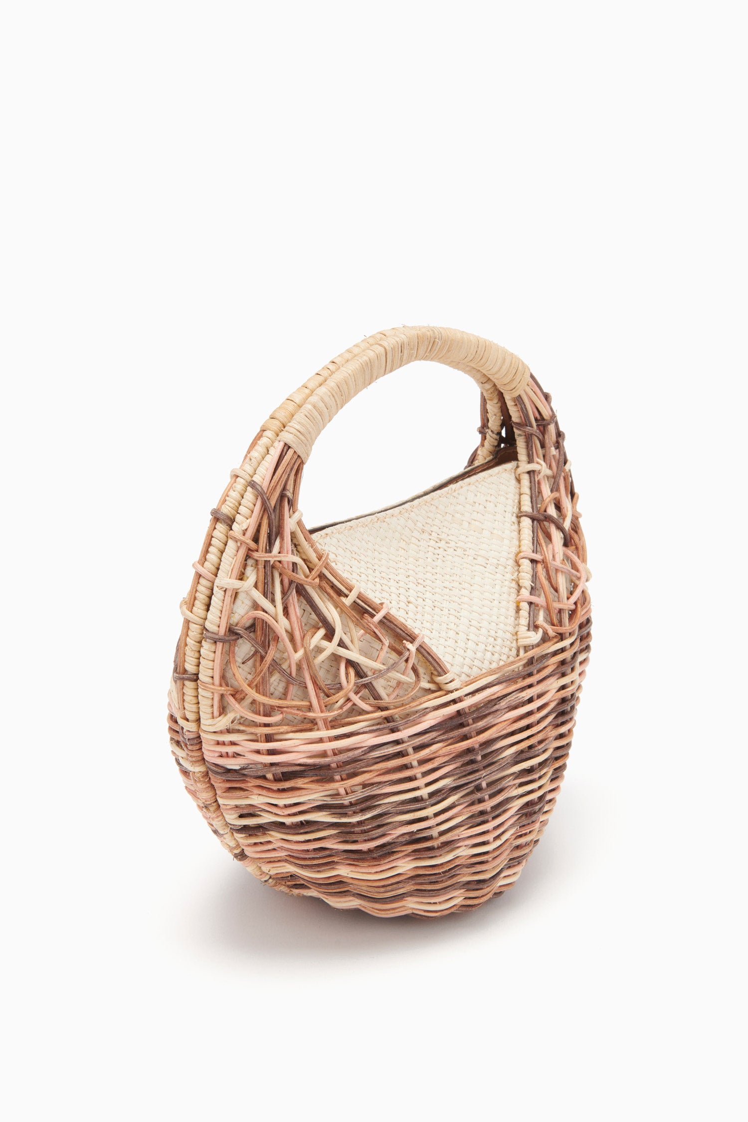 Seashell Wicker Bag - Driftwood Wicker Mini Clutch Bag - Ulla Johnson