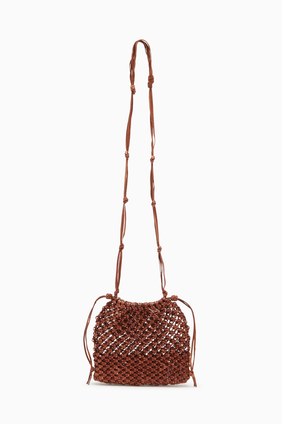 Tulia Knotted Crossbody - Pecan Brown