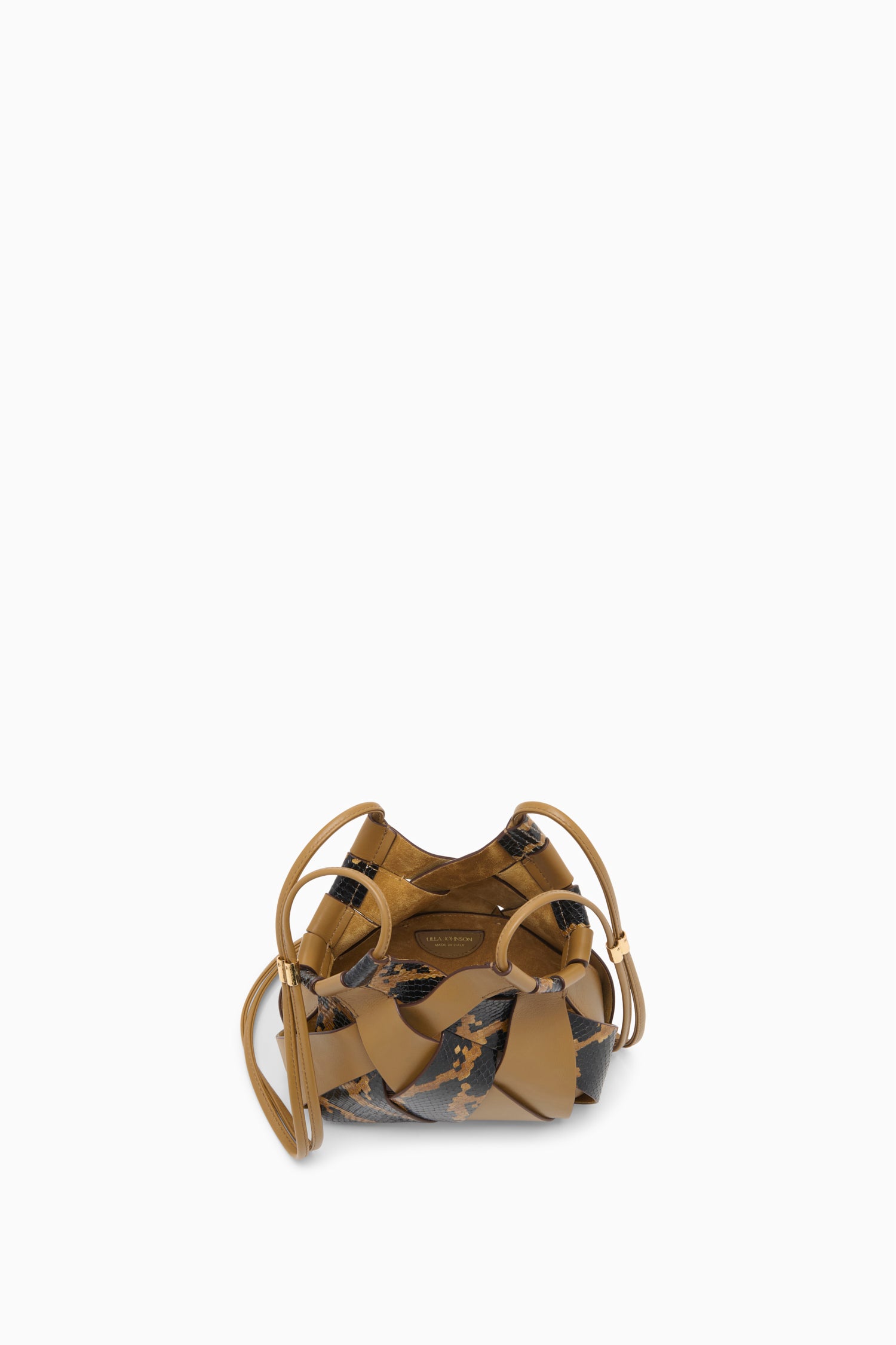 Ulla Johnson ハンドバッグ Charlotte Crossbody - Desert Exotic Python Embossed Leather