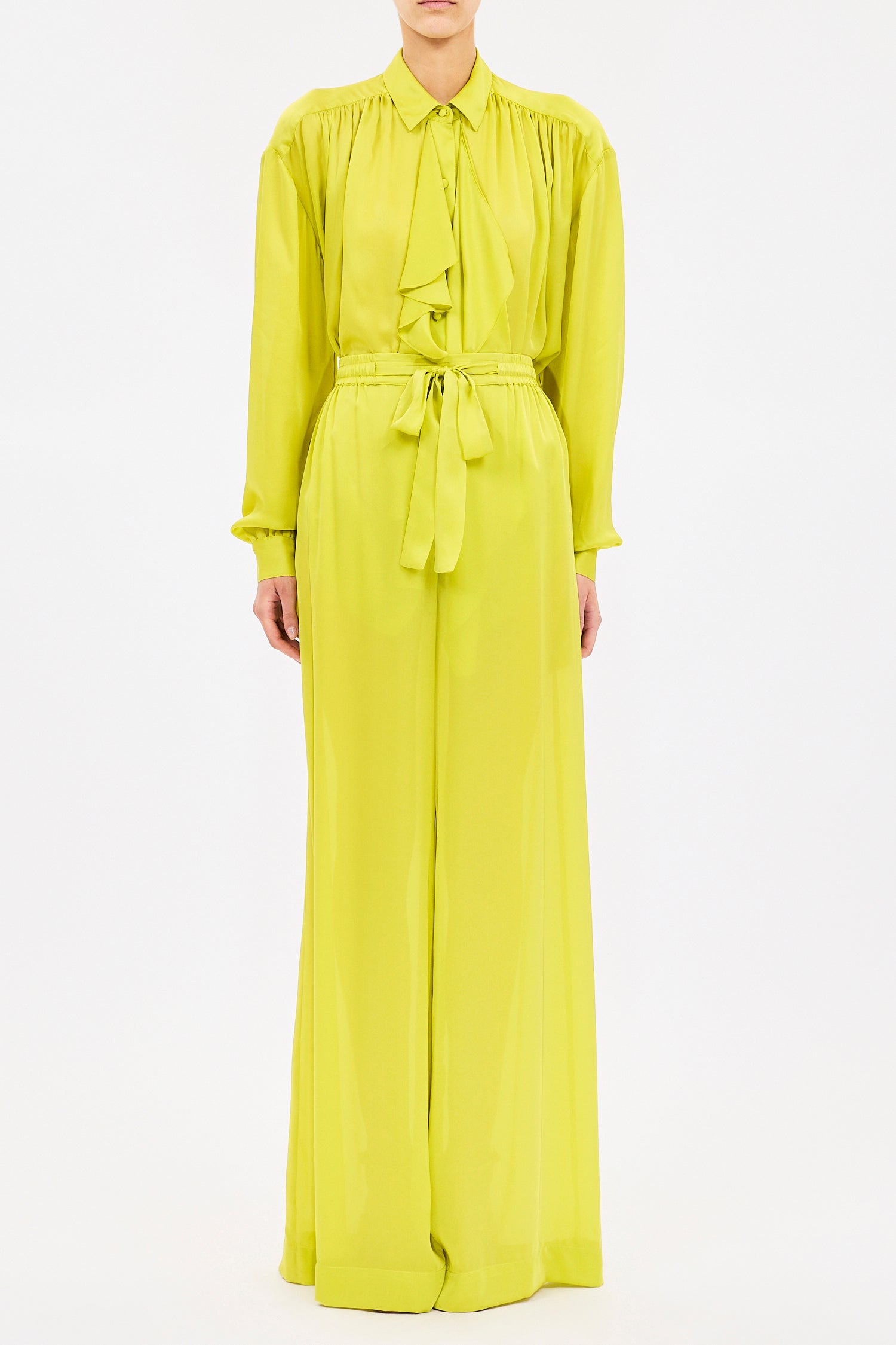 Gesture Blouse - Chartreuse