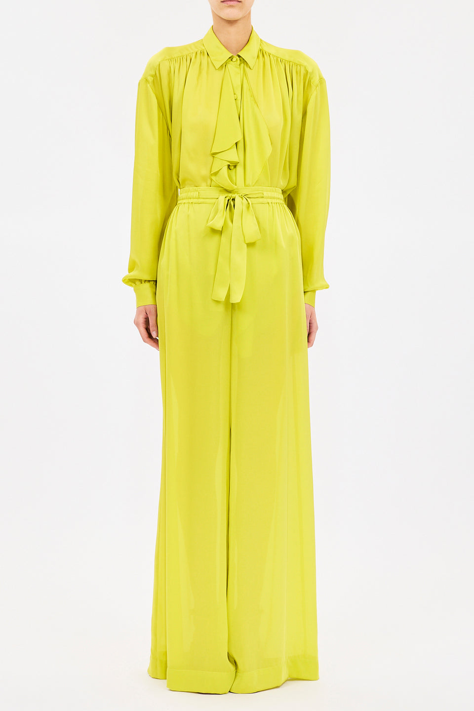 Gesture Blouse - Chartreuse