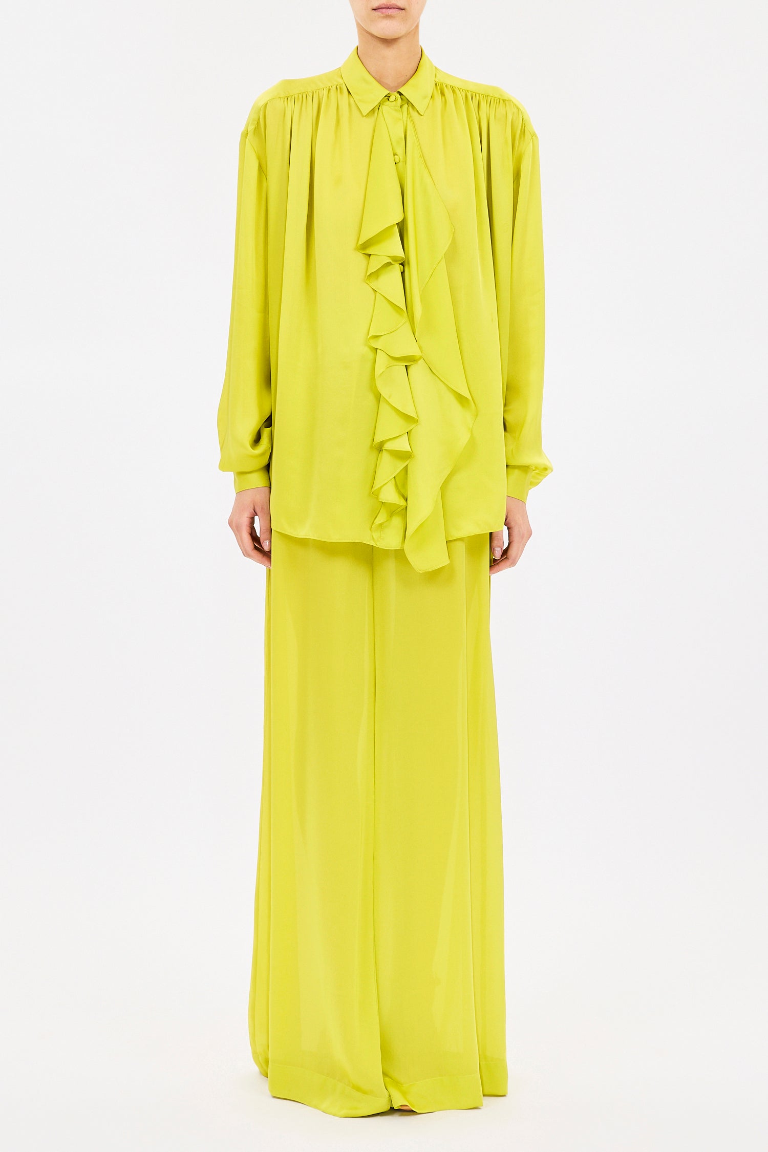 Gesture Blouse - Chartreuse