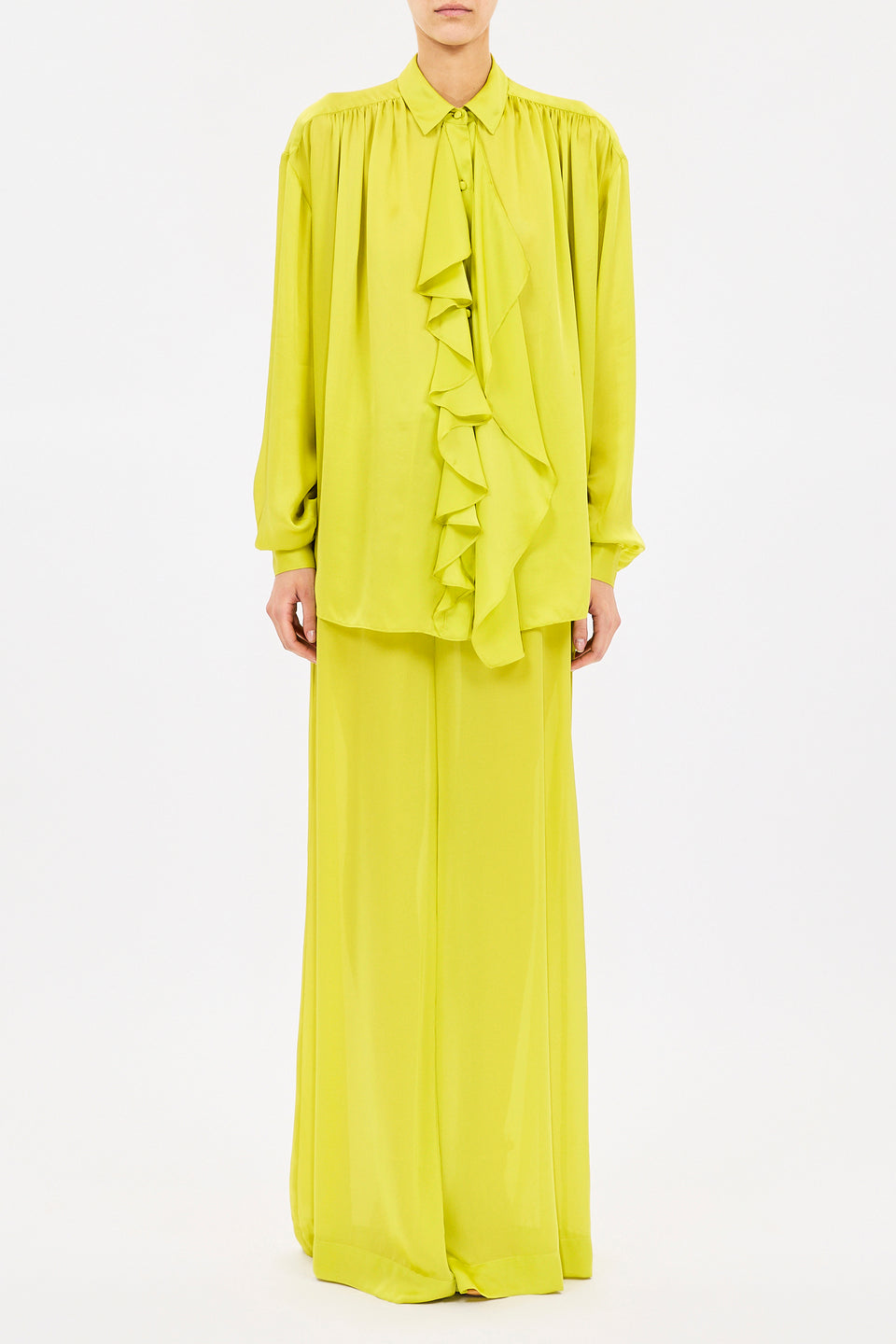 Gesture Blouse - Chartreuse