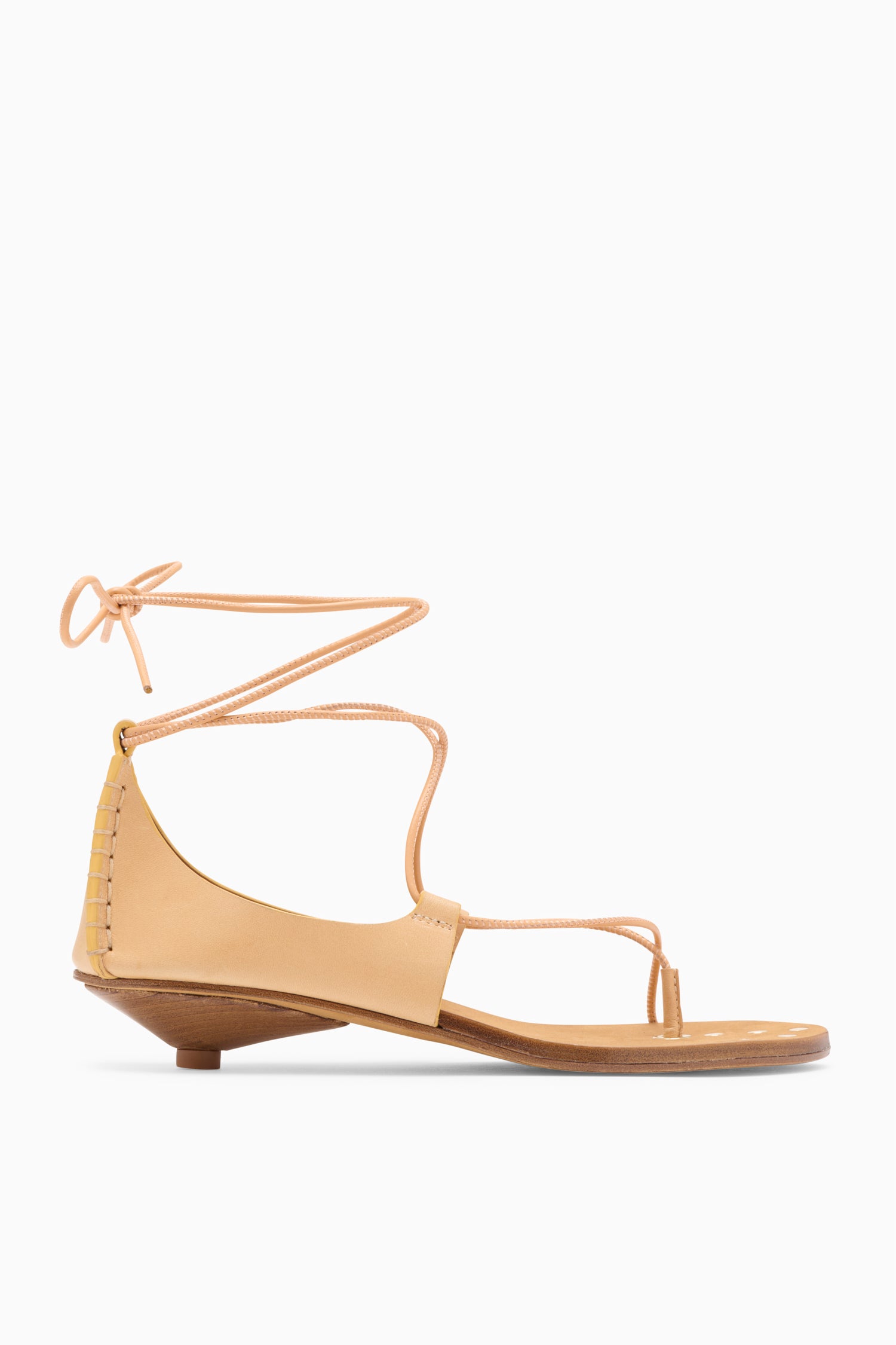 Aves Bare Kitten Heel Sandal Miele