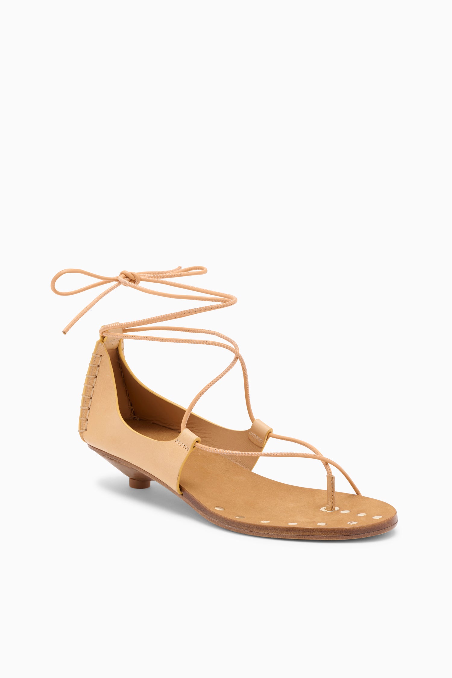 Ulla Johnson Aves Bare Kitten Heel Sandal - Miele