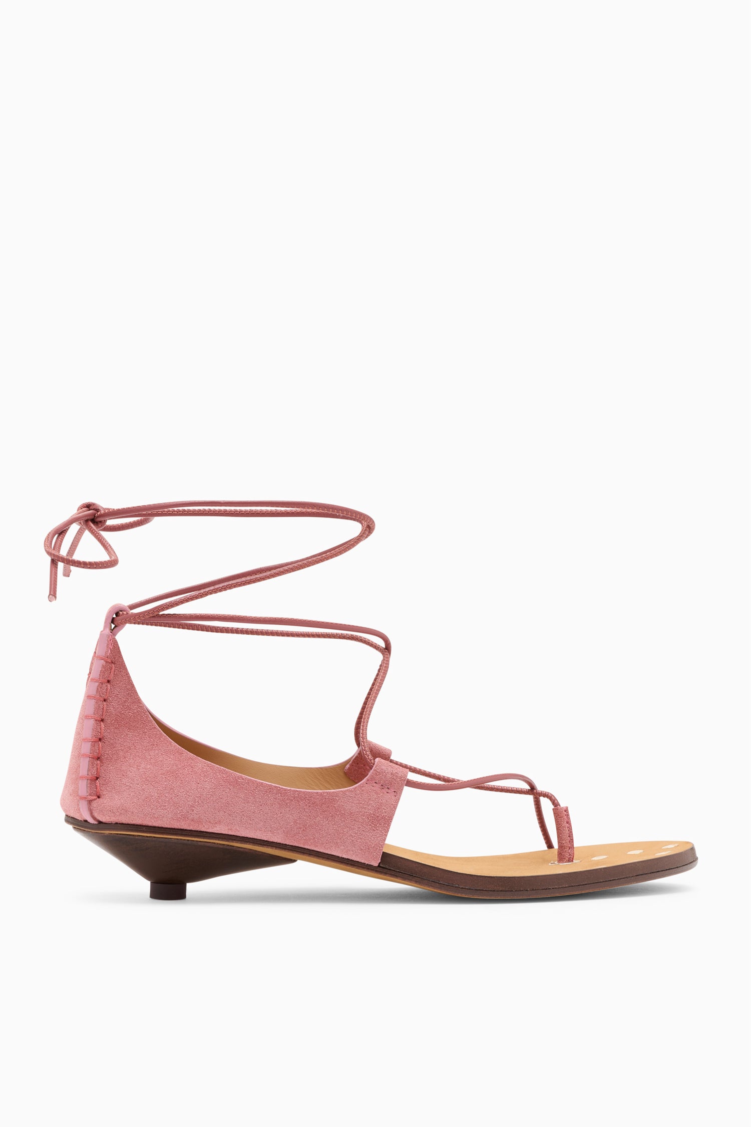 Aves Bare Kitten Heel Sandal Fig