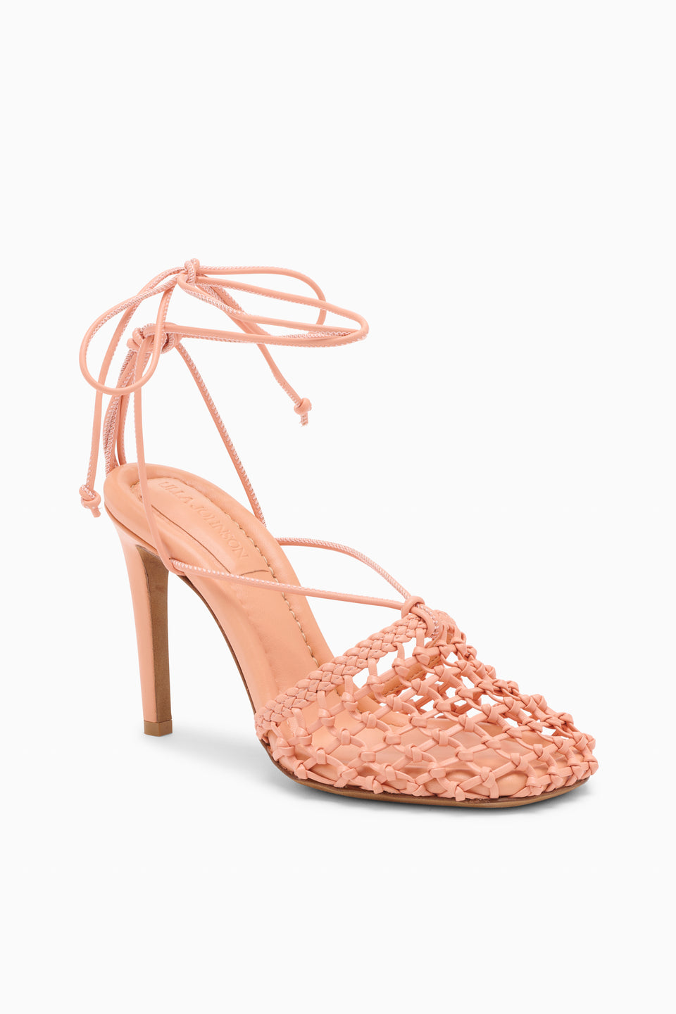 Gracie Hand Knotted High Heel - Blush
