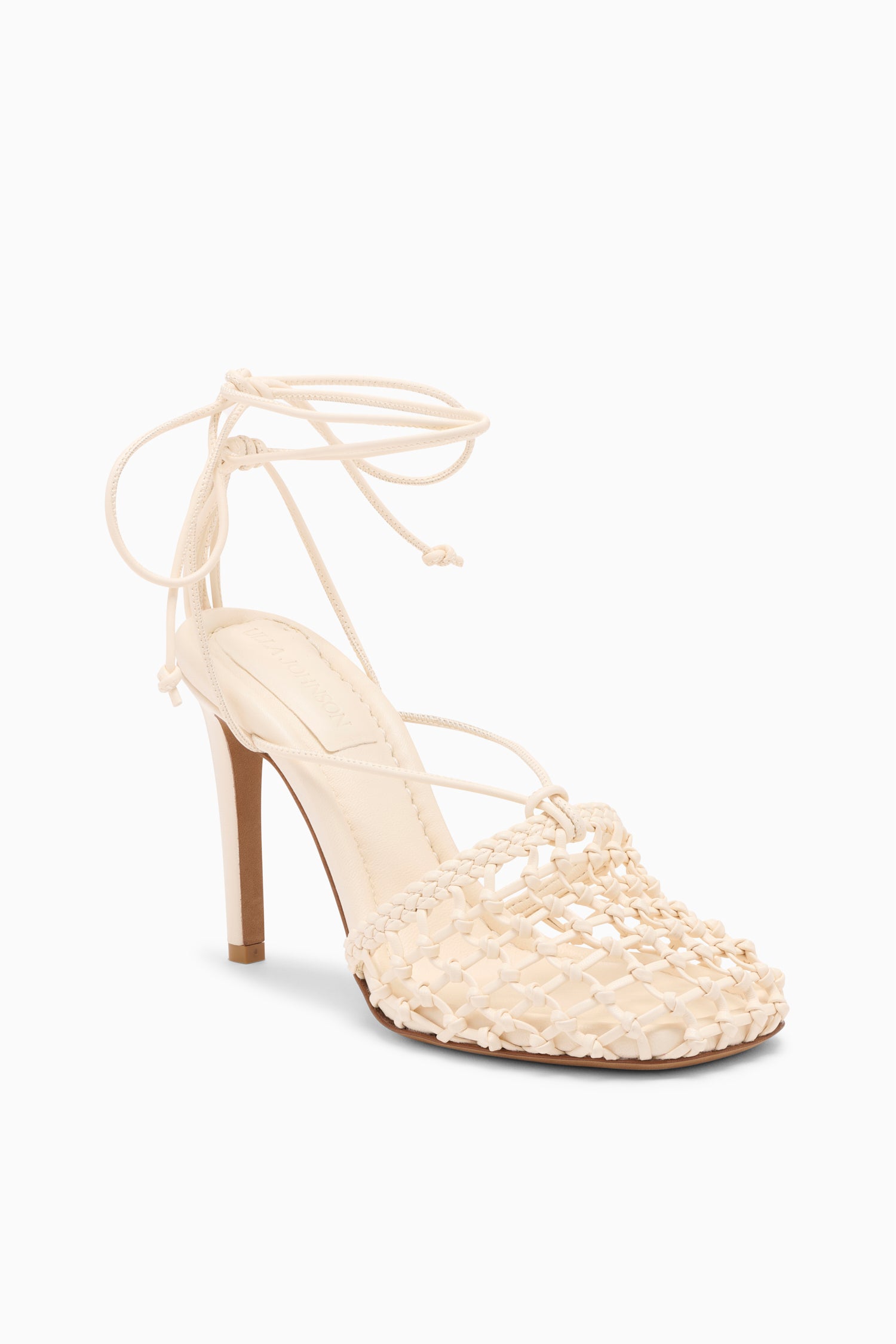 Gracie Hand Knotted High Heel - Cowrie