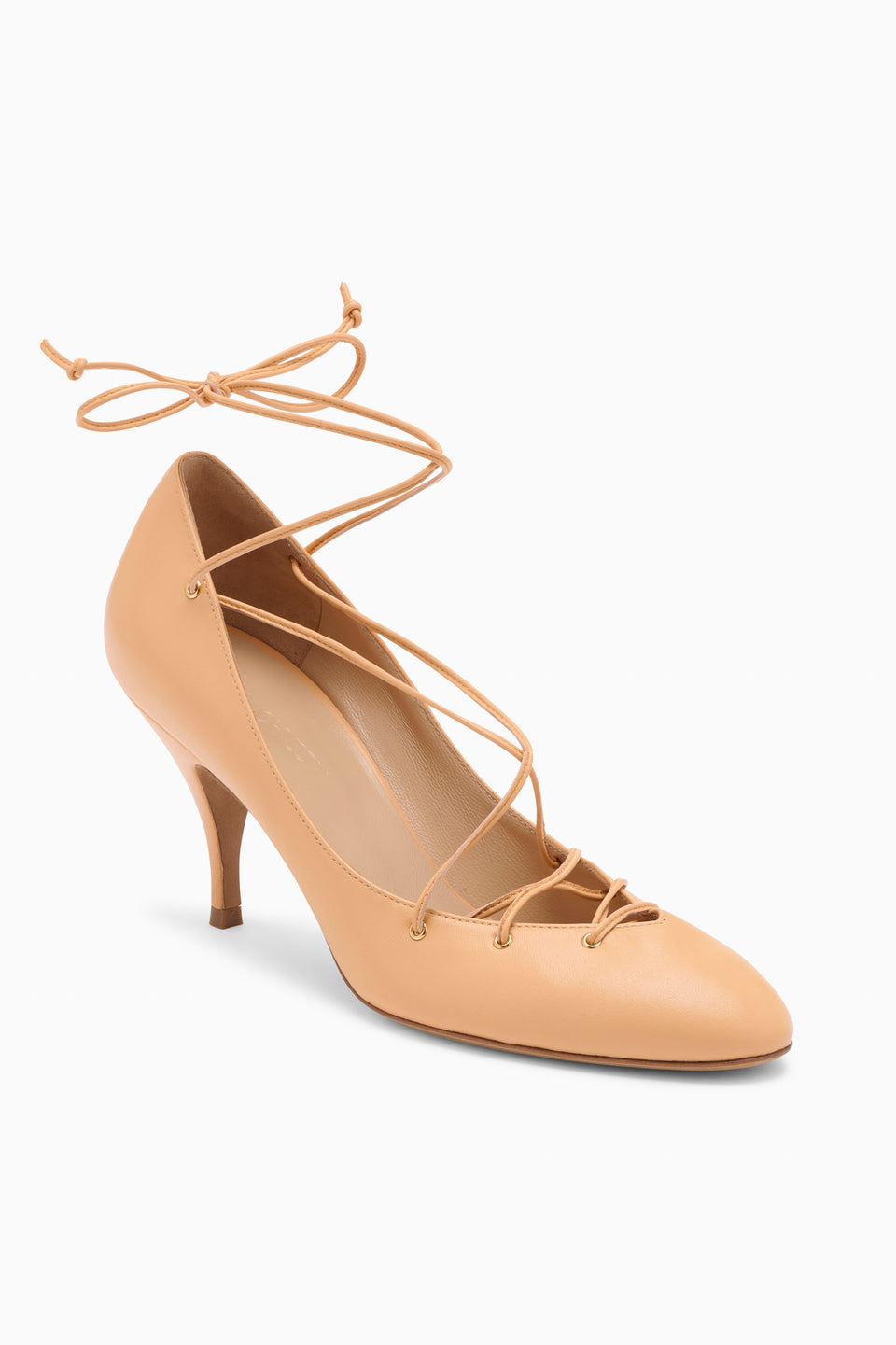 Lola Ballerina Lace Up Pump - Miele