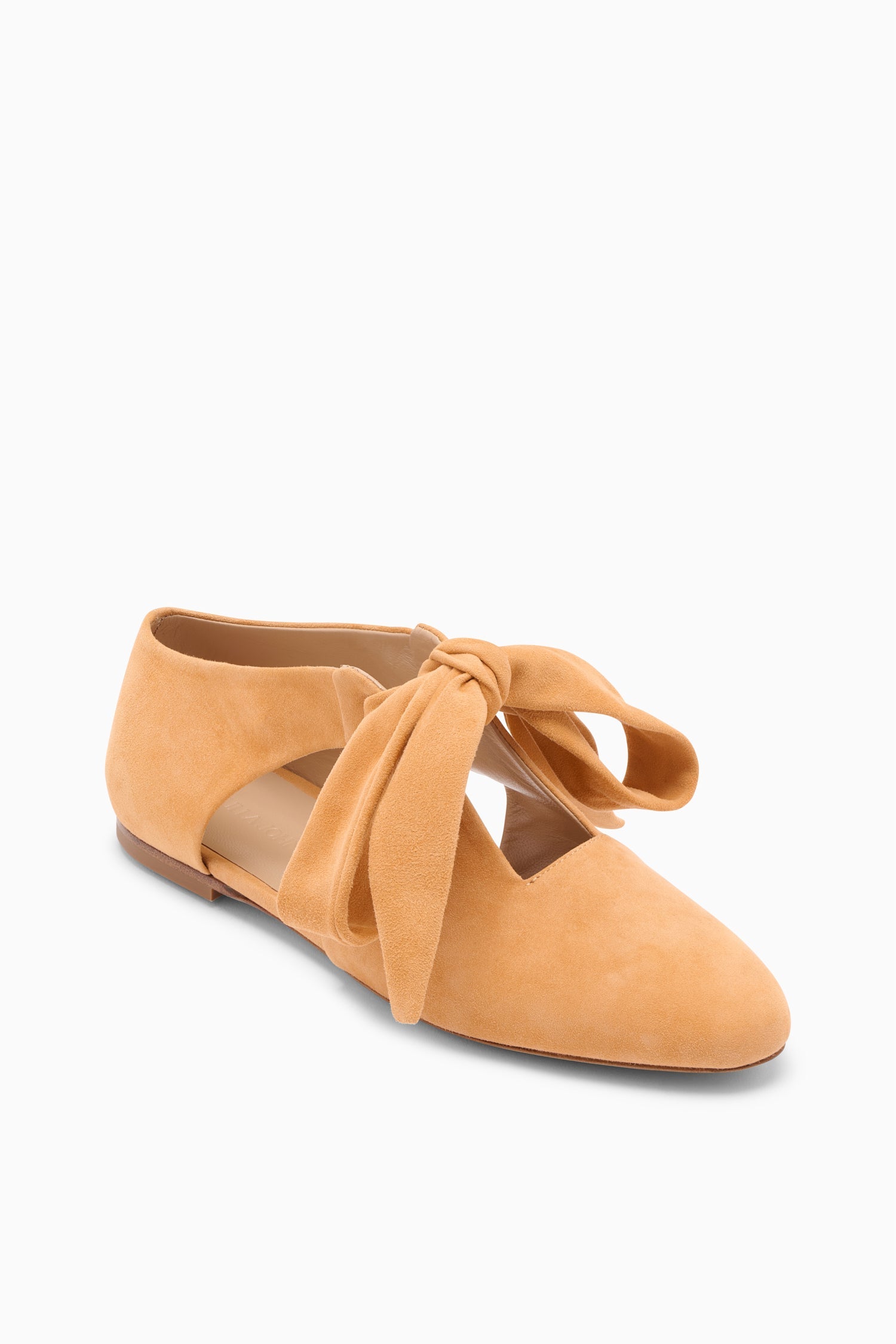 Ulla Johnson Ingrid Soft Bow Flat - Ginger