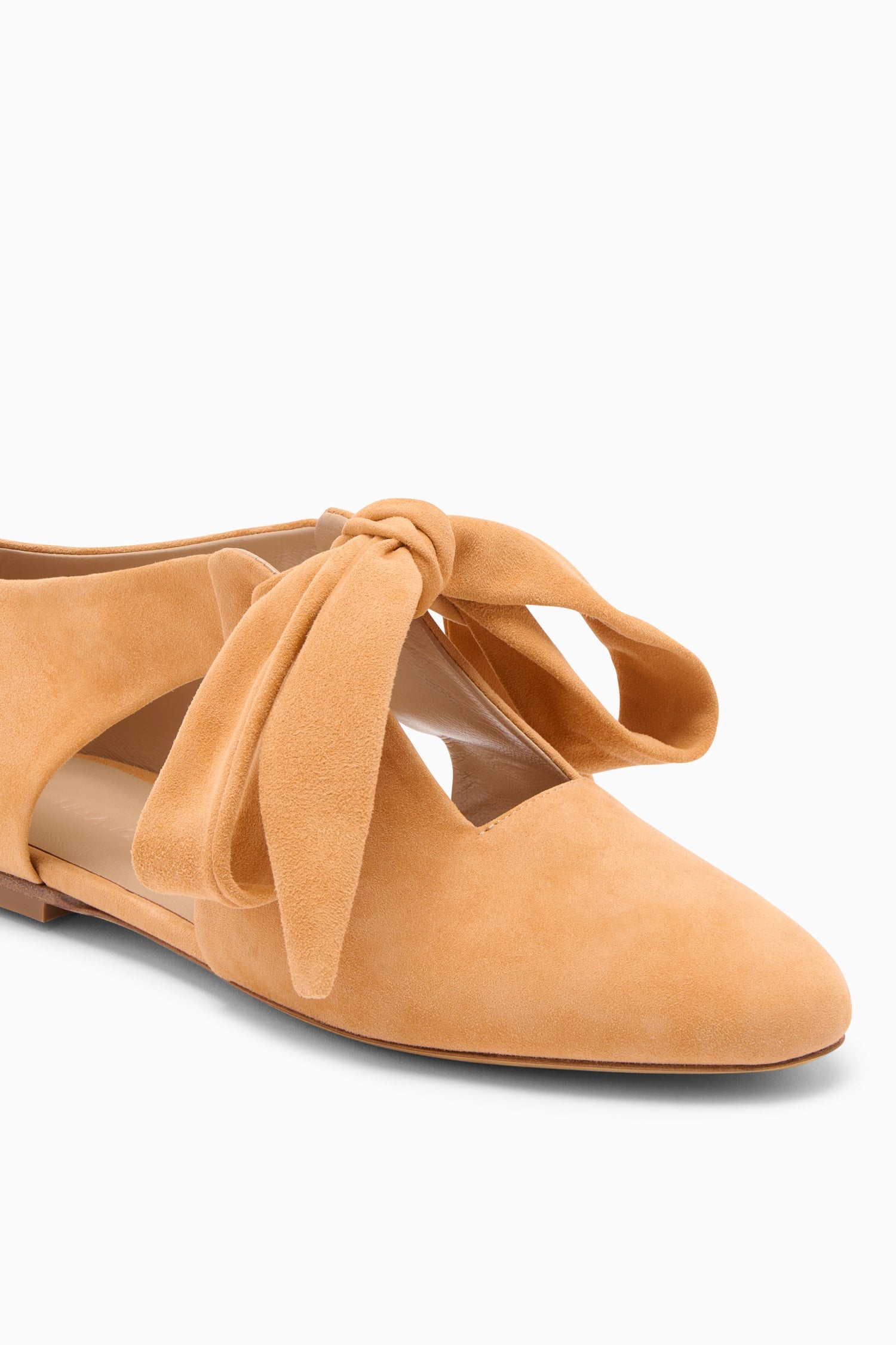 Ulla Johnson Ingrid Soft Bow Flat - Ginger