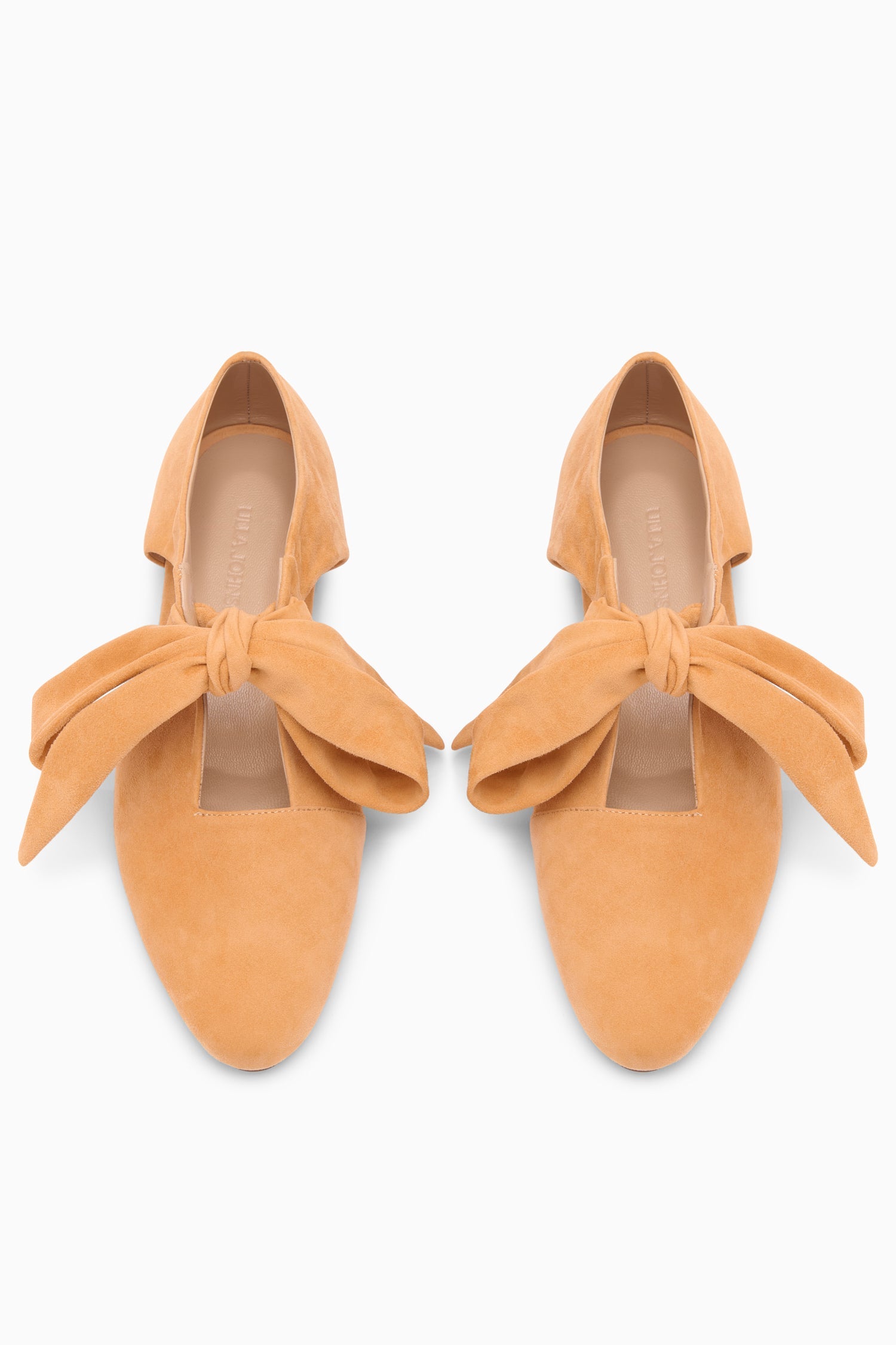 Ulla Johnson Ingrid Soft Bow Flat - Ginger