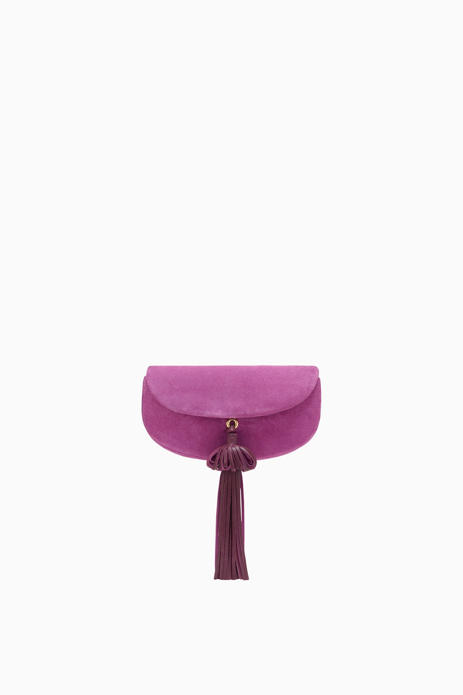 Ulla Johnson Paloma Tassel Flap Bag - Orchid