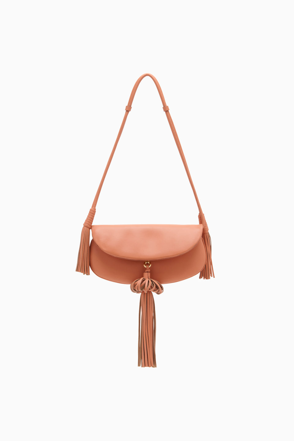 Paloma Tassel Flap Bag - Rose