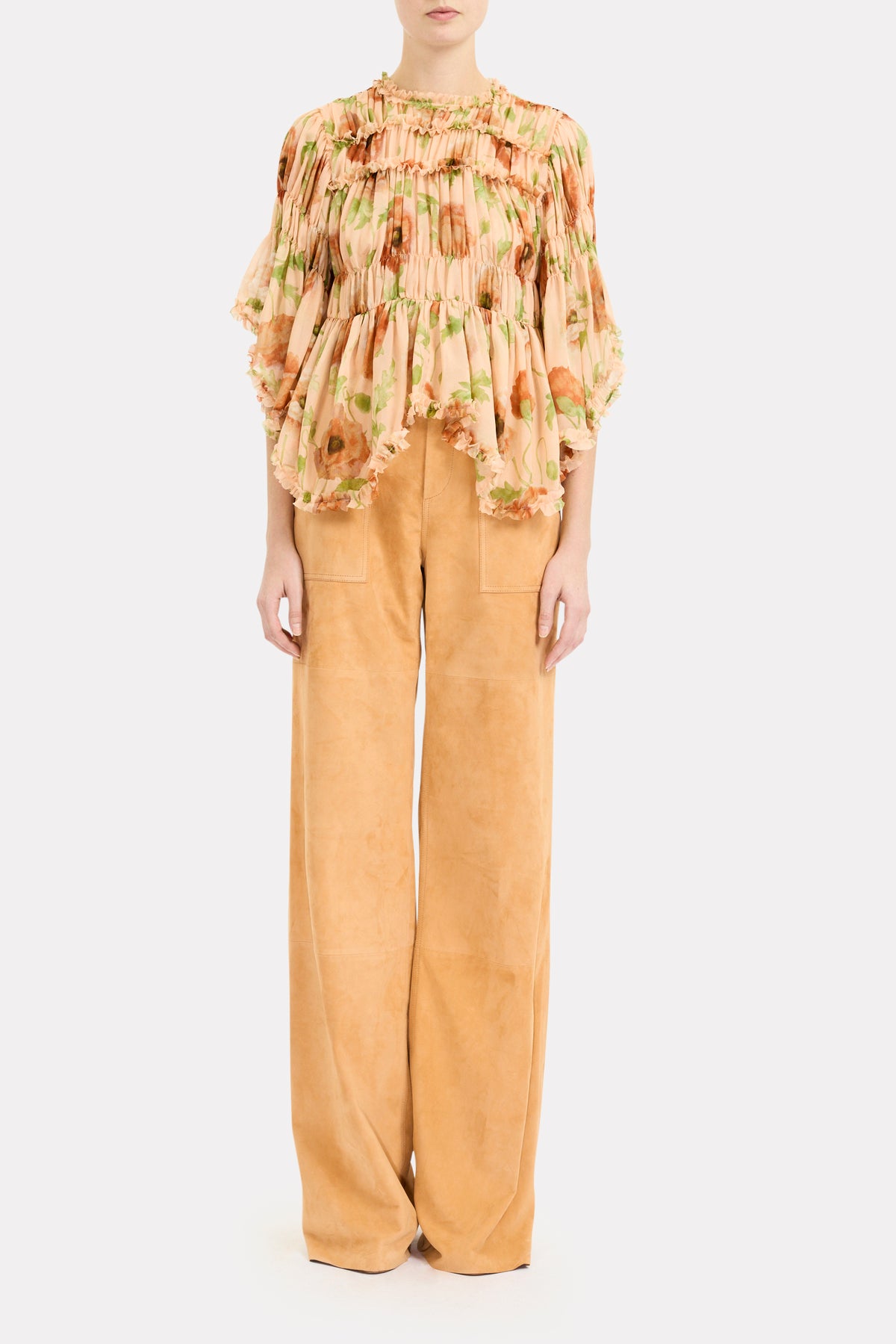⁣⁢Blouse À Volants Lucile - Rosaline⁤⁣