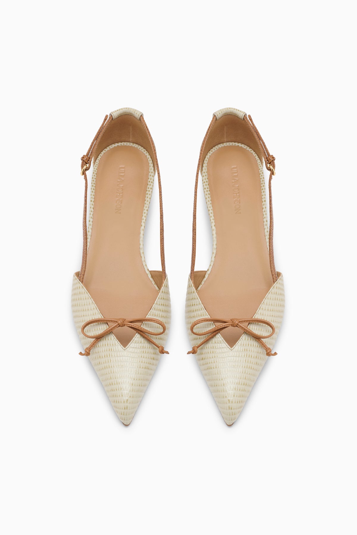 ⁣⁢Slingback mit Schleife und Kitten-Absatz – Olivgrün⁤⁣