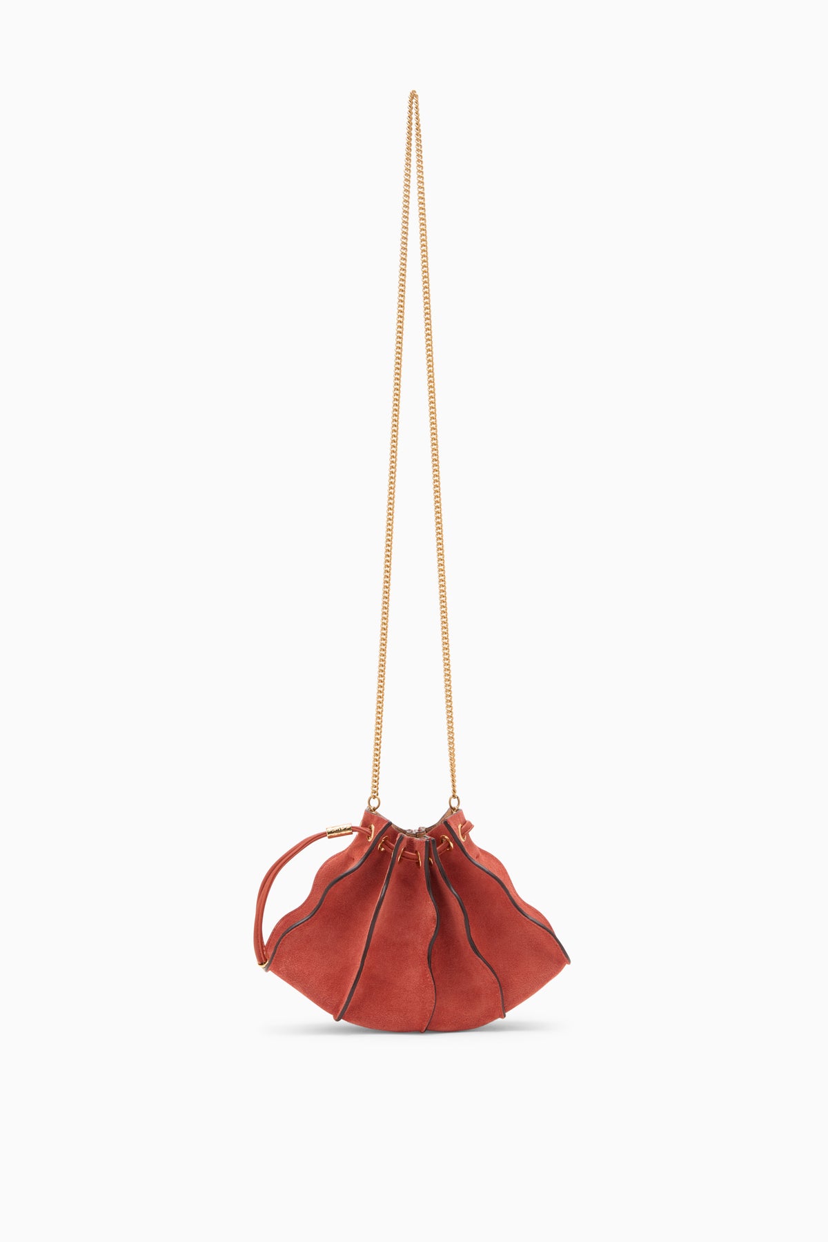 ⁣⁢Adria kleine crossbody met ketting - Terracotta⁤⁣