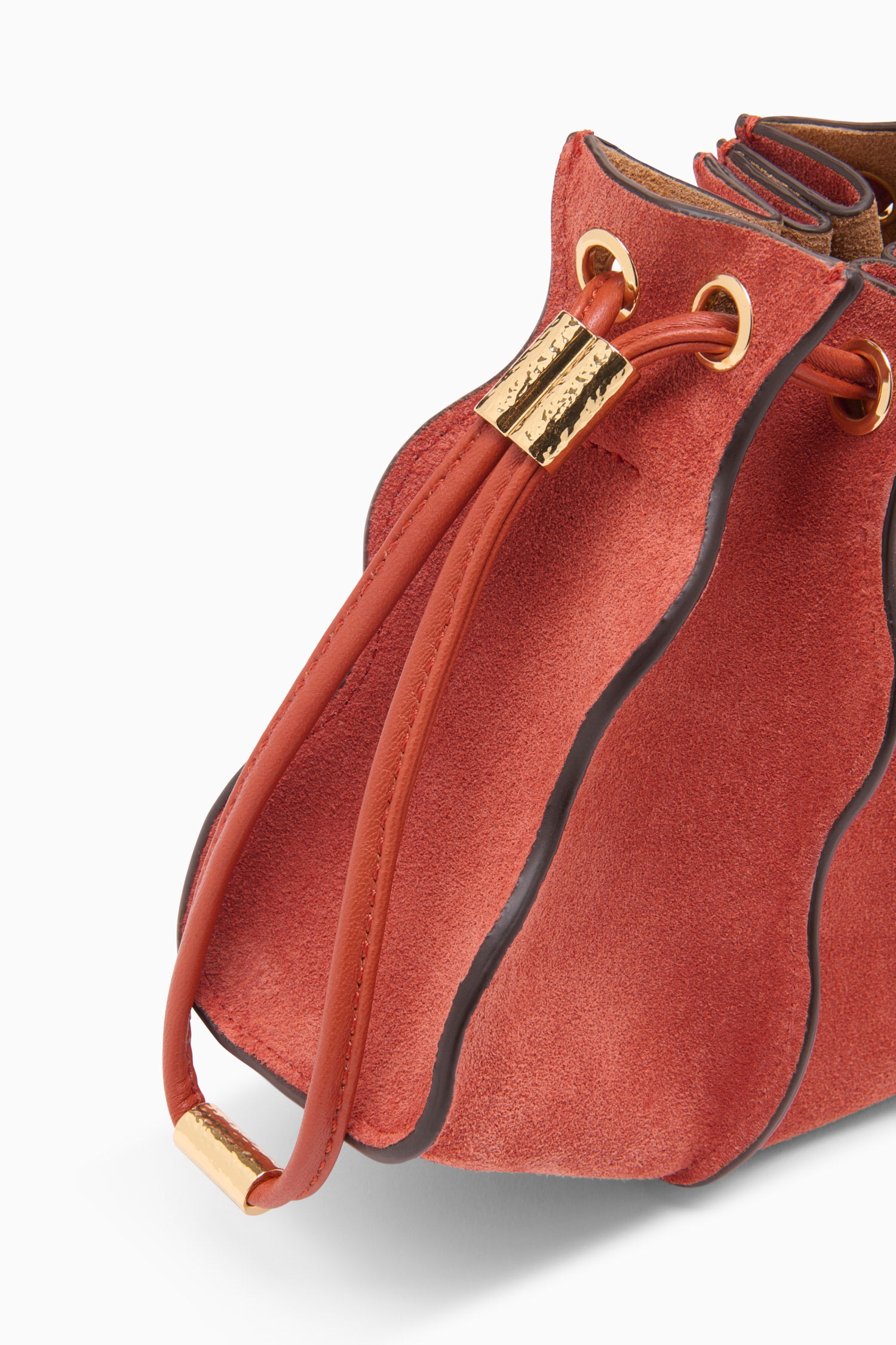 Ulla Johnson ⁣⁢Adria kleine crossbody met ketting - Terracotta⁤⁣